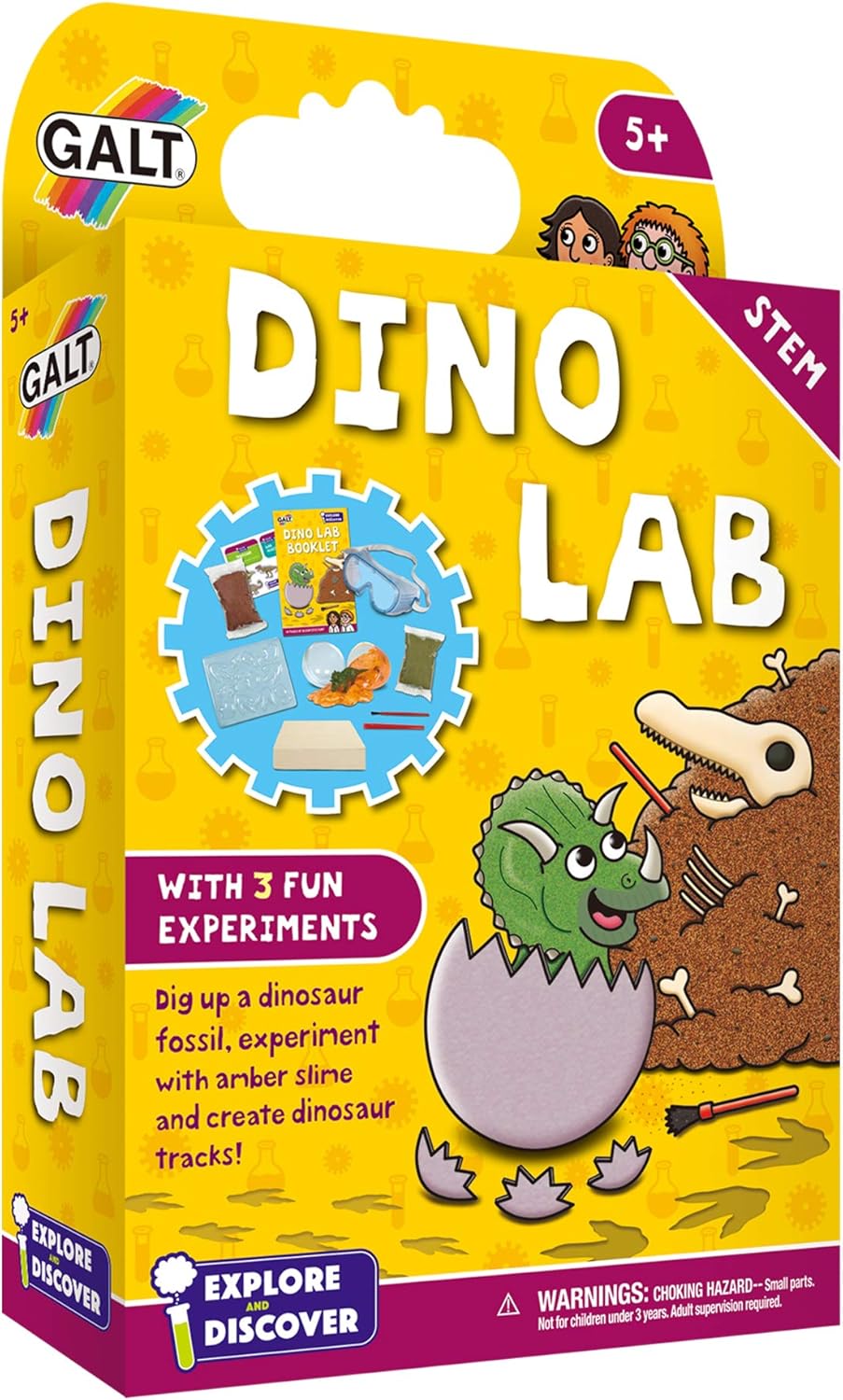 Galt Dino Lab - STEM Science Kit for Kids Ages 5+ 1