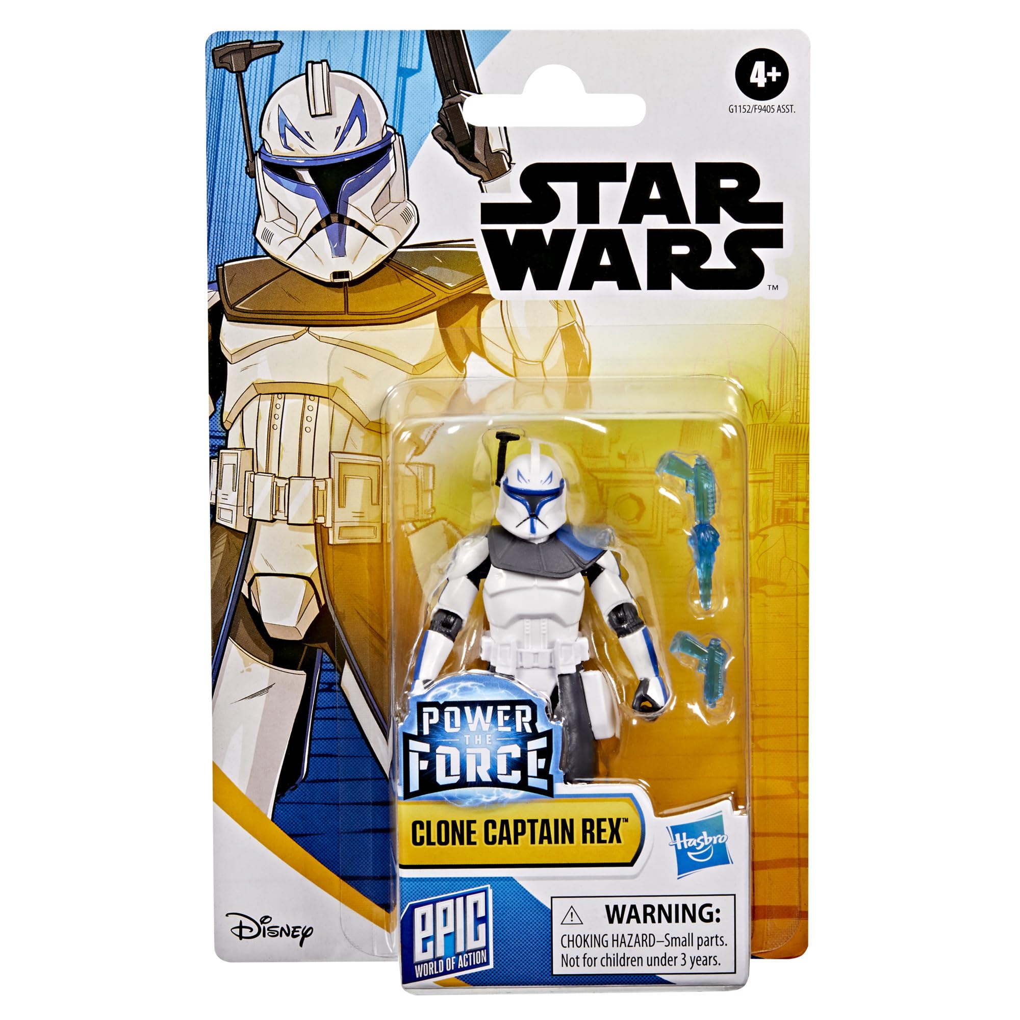 Star Wars Epic World of Action Clone Captain Rex - 10-cm Action Figure with 9 Points of Articulation 4