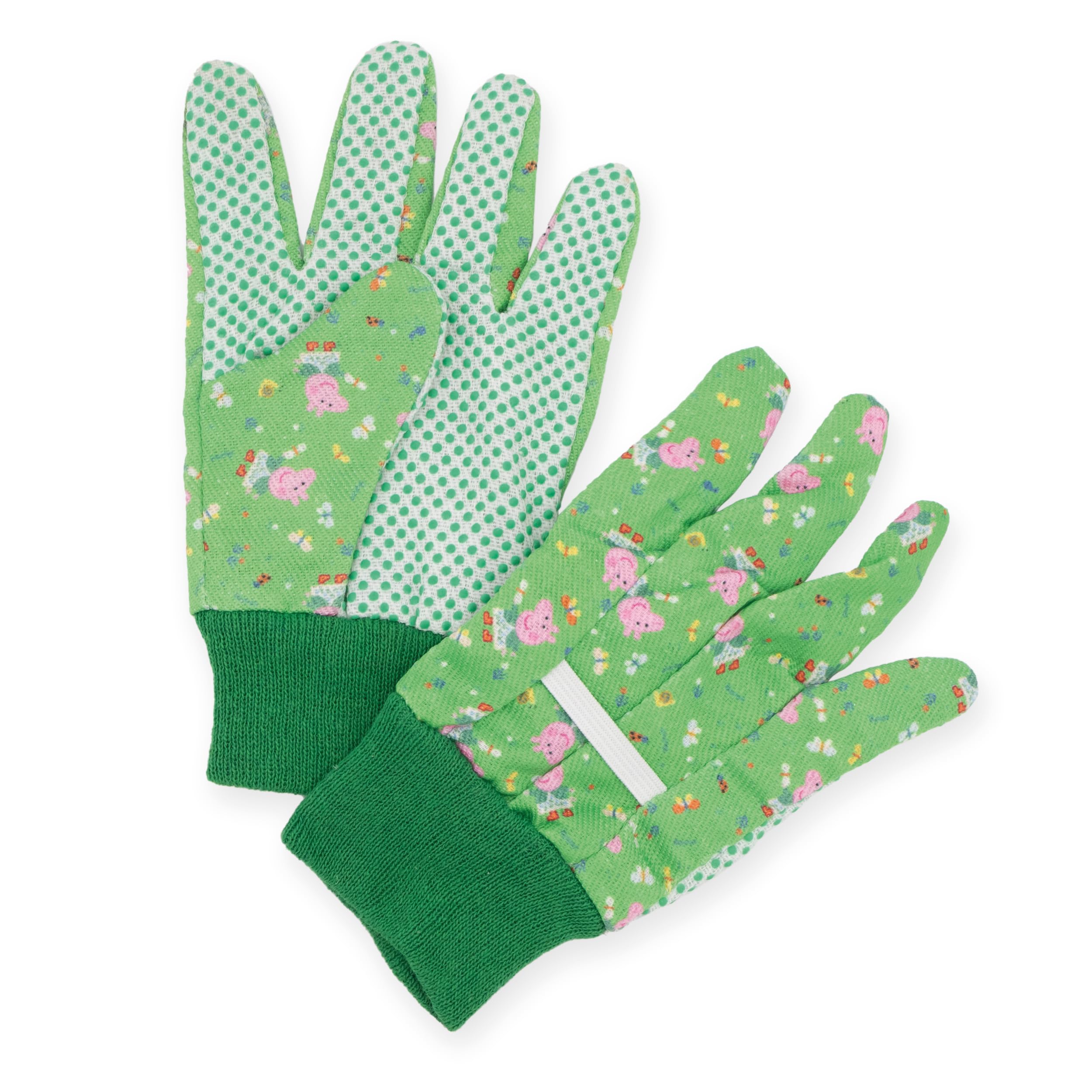 Robert Frederick Peppa Pig Children’s Gardening Set - 5-Piece Tool Set with Carry Bag | Green and Pink 2