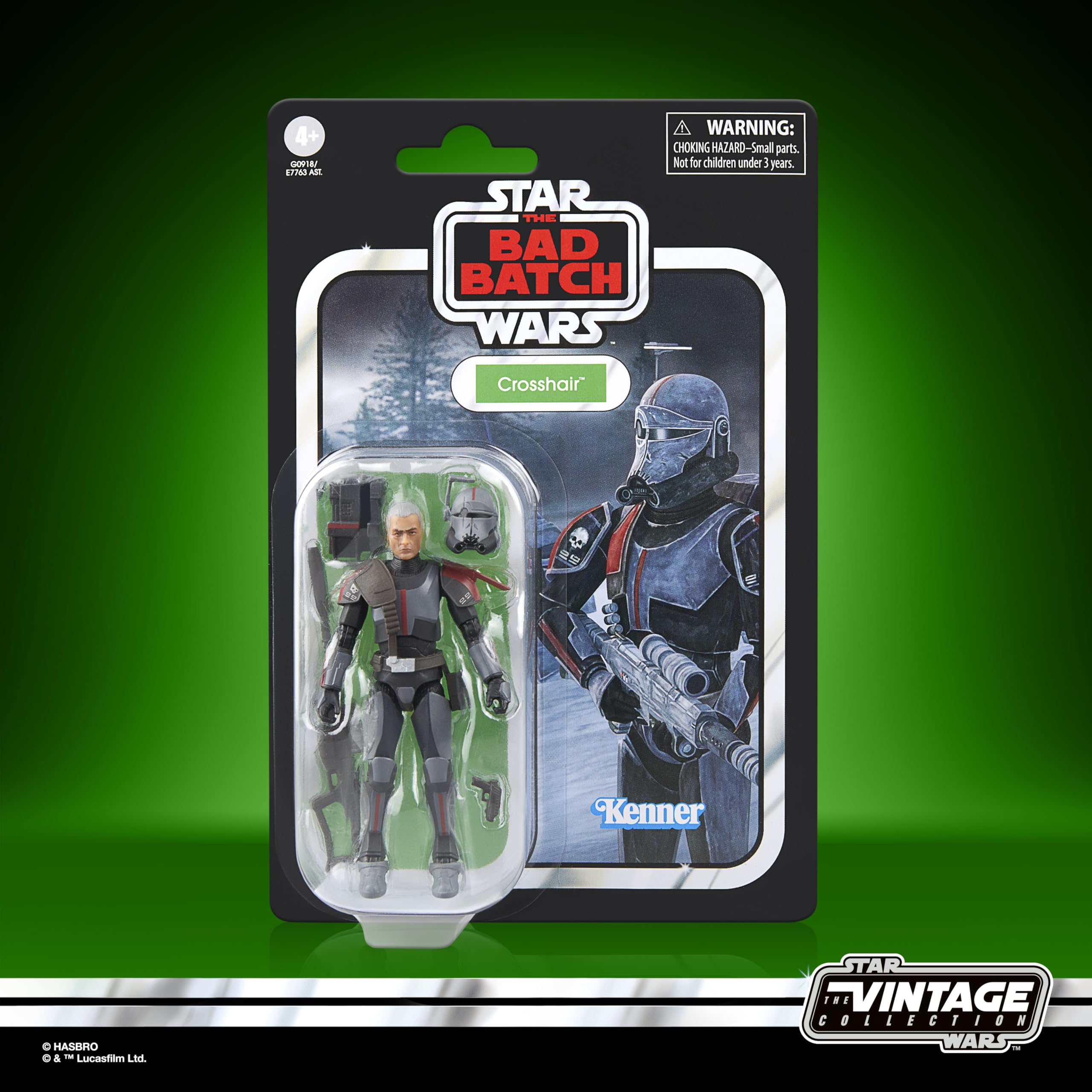 Hasbro Star Wars The Vintage Collection Crosshair Action Figure - 9.5 cm Scale | The Bad Batch 2