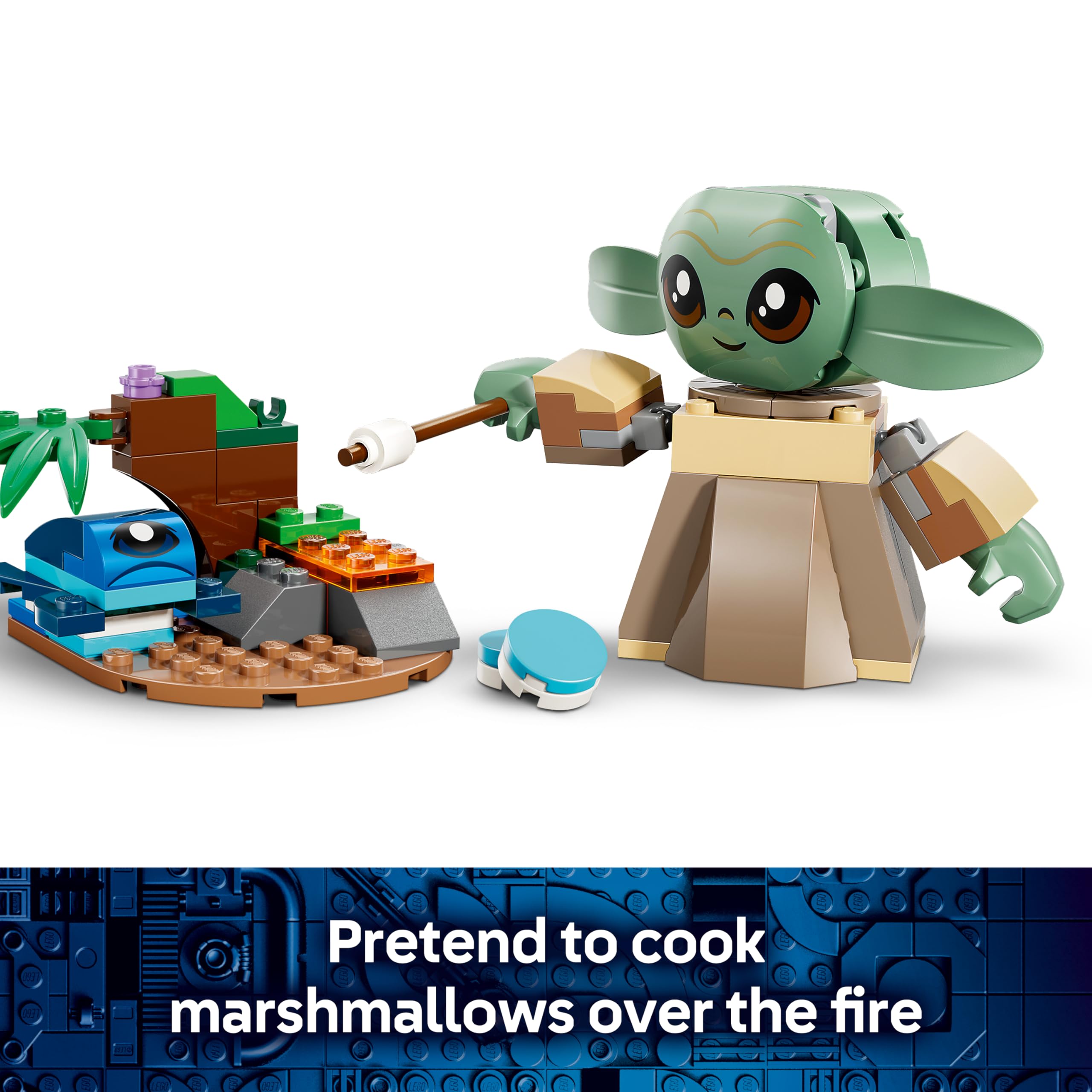 LEGO Star Wars Grogu's Homestead Building Set 75443 for Ages 4+ | Includes Posable Grogu Figure 7