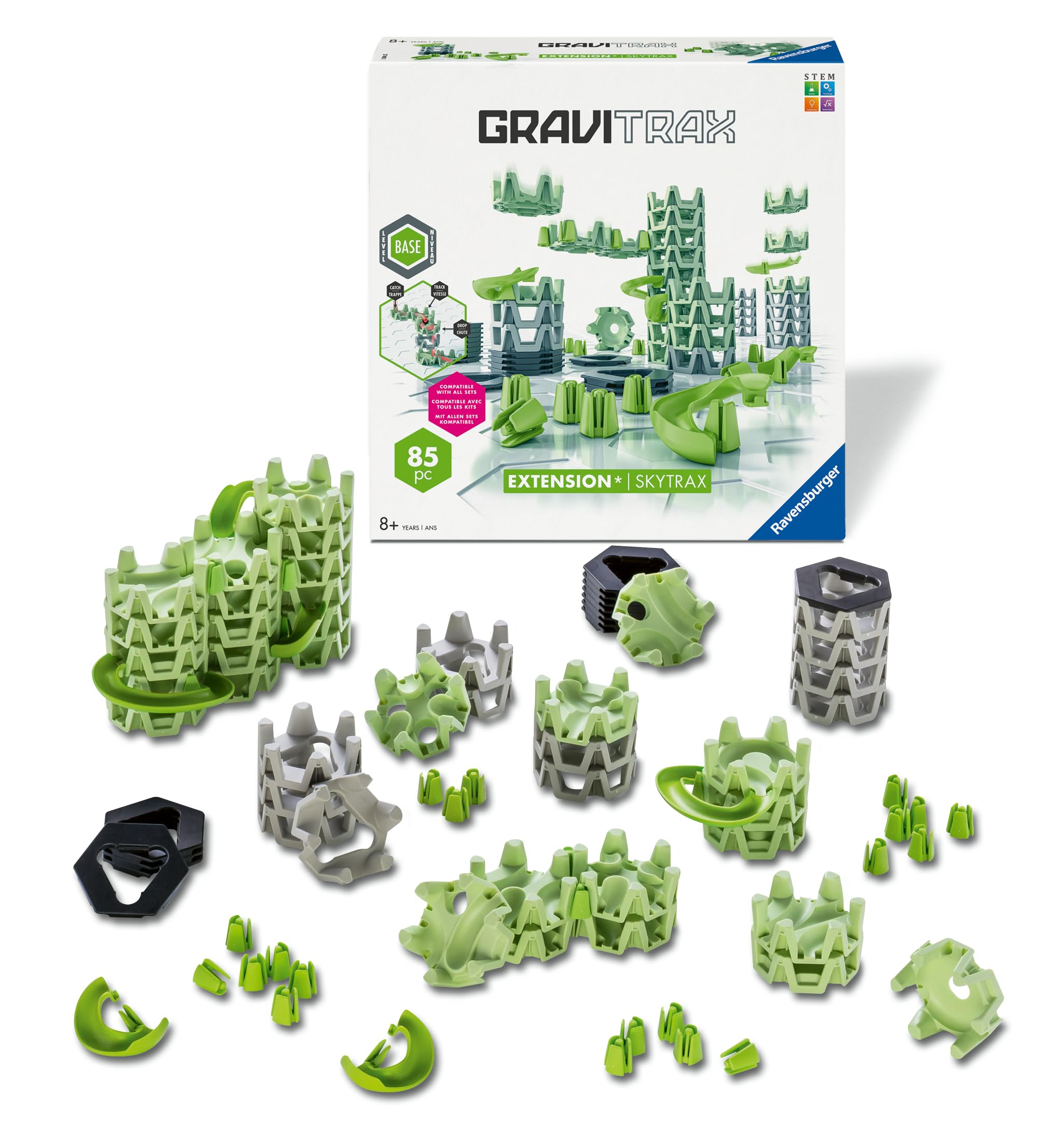 Ravensburger GraviTrax BASE Extension Skytrax - Marble Run Building Set for Ages 8+ 1