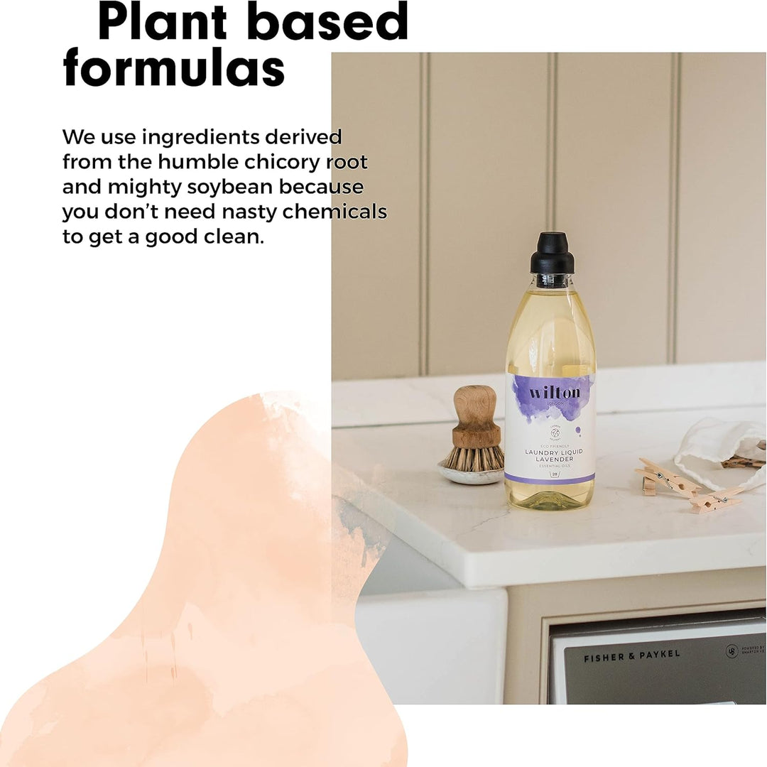 Wilton London Eco-Friendly Lavender Laundry Liquid (1.09 kg, 28 Washes)