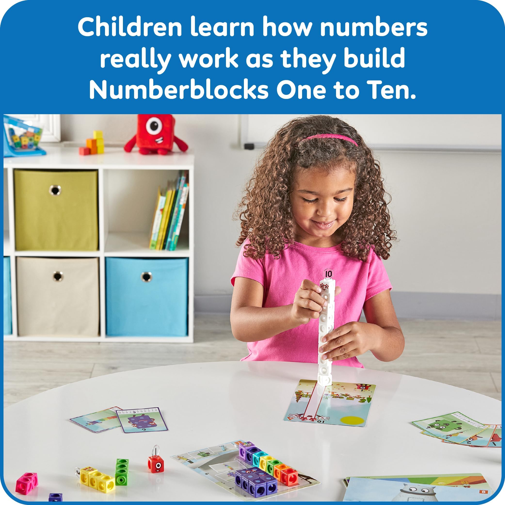Learning Resources MathLink Cubes Numberblocks 1-10 Activity Set for Early Years Maths | Ages 3+ 2