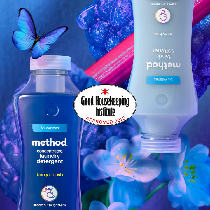 Method - Concentrated Laundry Detergent Liquid, Fresh Berry Scent, 990ml