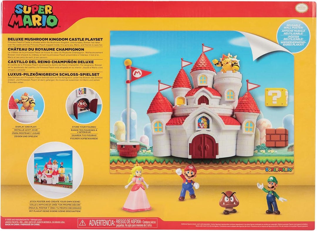 Super Mario - Nintendo Switch Mushroom Kingdom Deluxe Playset (2023)