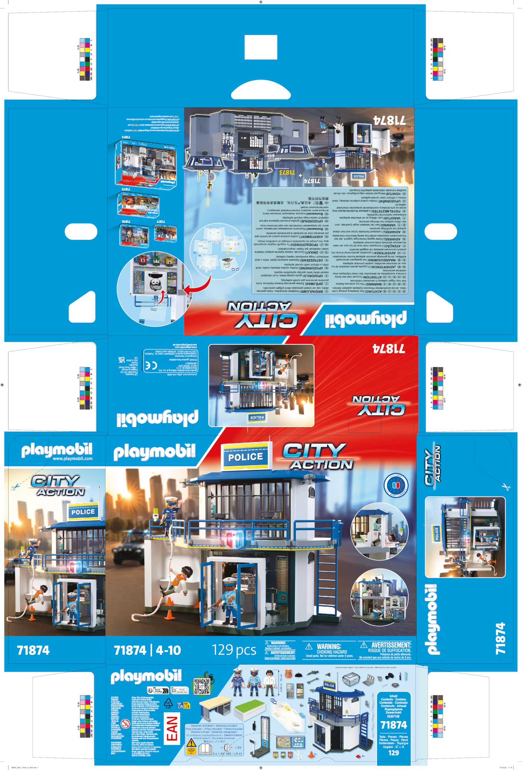 Playmobil Police Station with Investigation Room - Action Playset for Ages 4-10 14