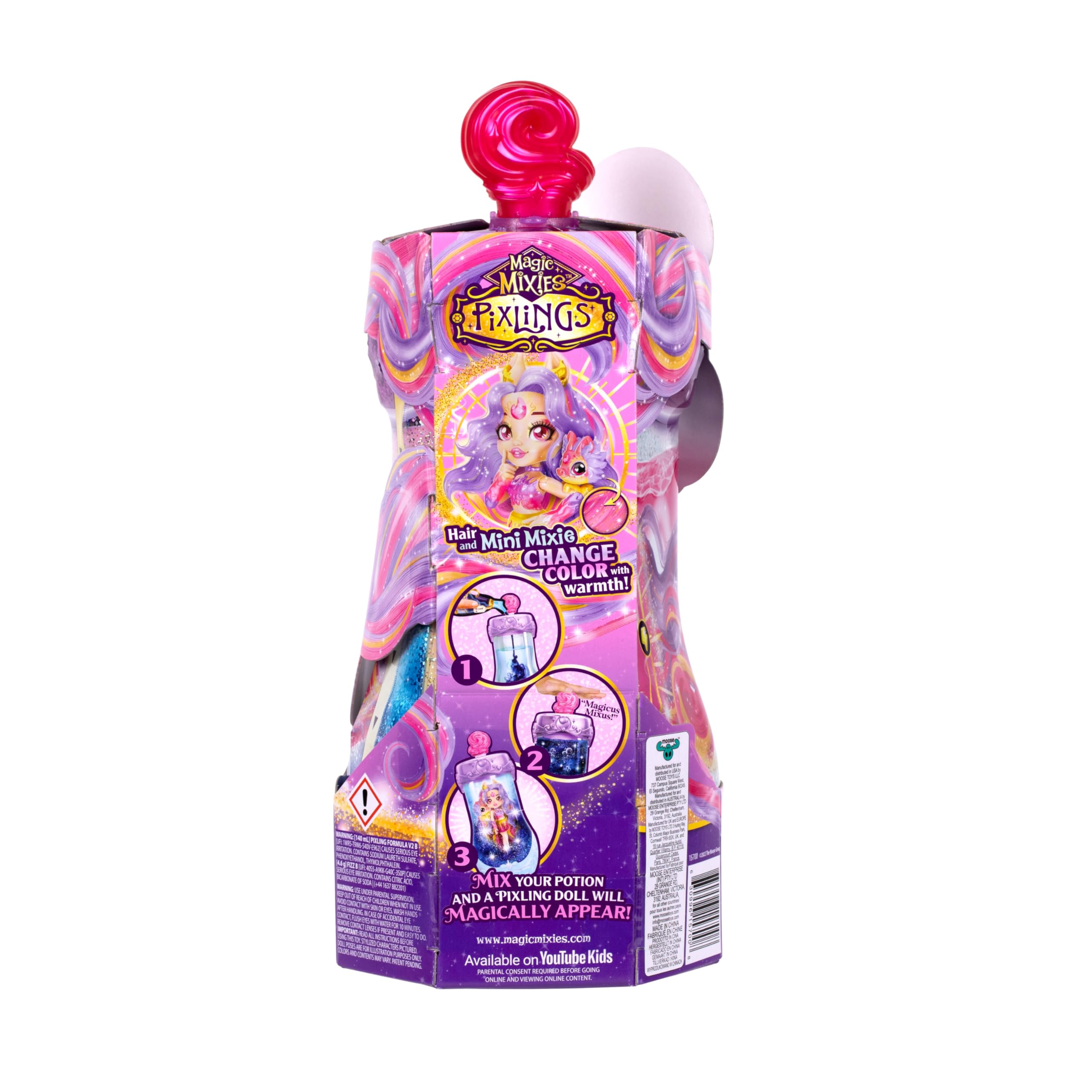 Magic Mixies Pixlings Deluxe Pack - Pippa the Firehorse with Shimmer Reveal & Mini Mixie 6