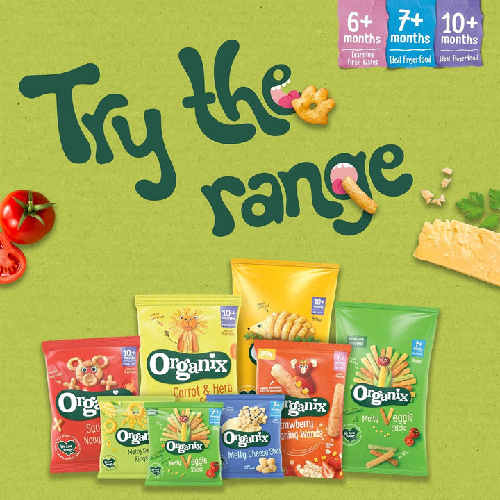 Organix Banana Puffcorn Organic Finger Food Toddler Snack 12+ Months