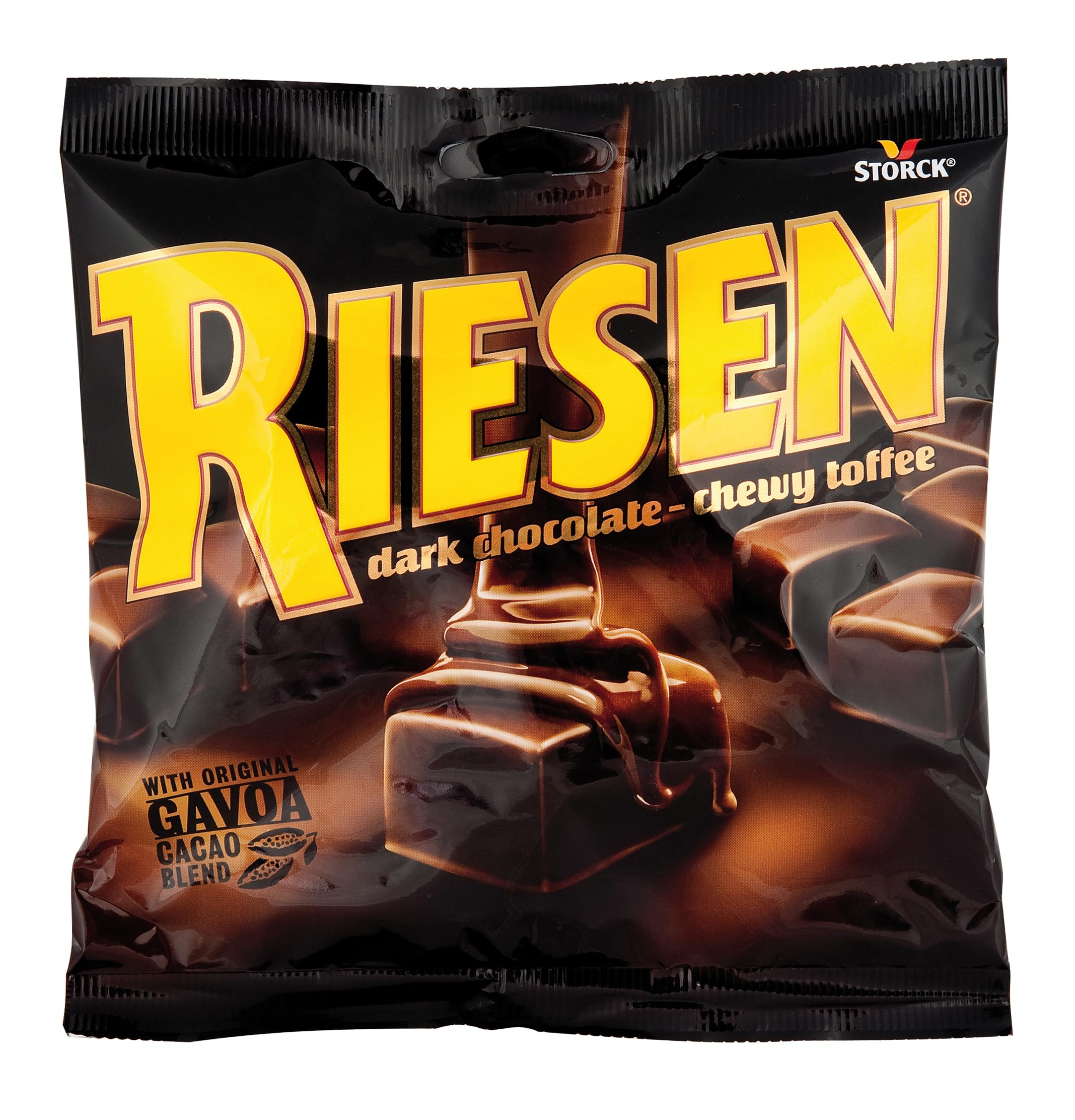 Riesen Dark Chocolate Covered Chewy Toffees, Rich & Indulgent Chewy Caramel 8