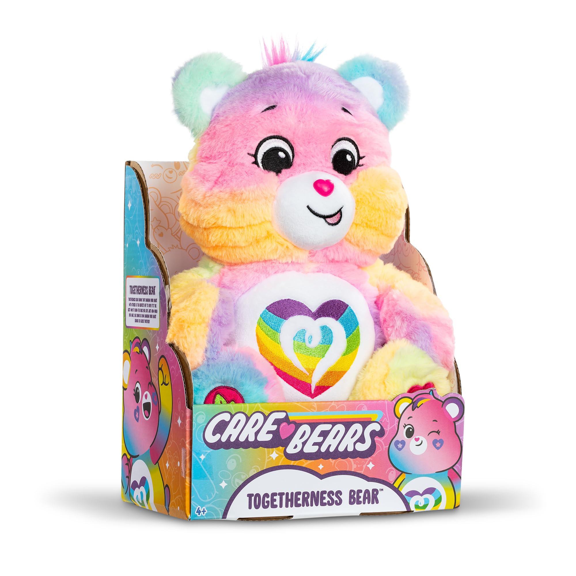 Basic Fun Care Bears 35cm Colour Splash Plush – Togetherness Bear Eco-Friendly 5