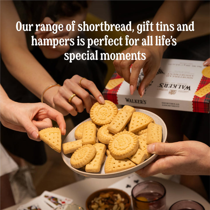 Walker's Shortbread Happy Birthday Assortment Tin, 21-Piece Traditional Shortbread Cookies