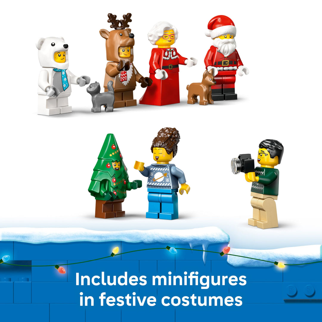 LEGO City Advent Calendar 2025 - 24-Day Holiday Building Playset for Ages 5+