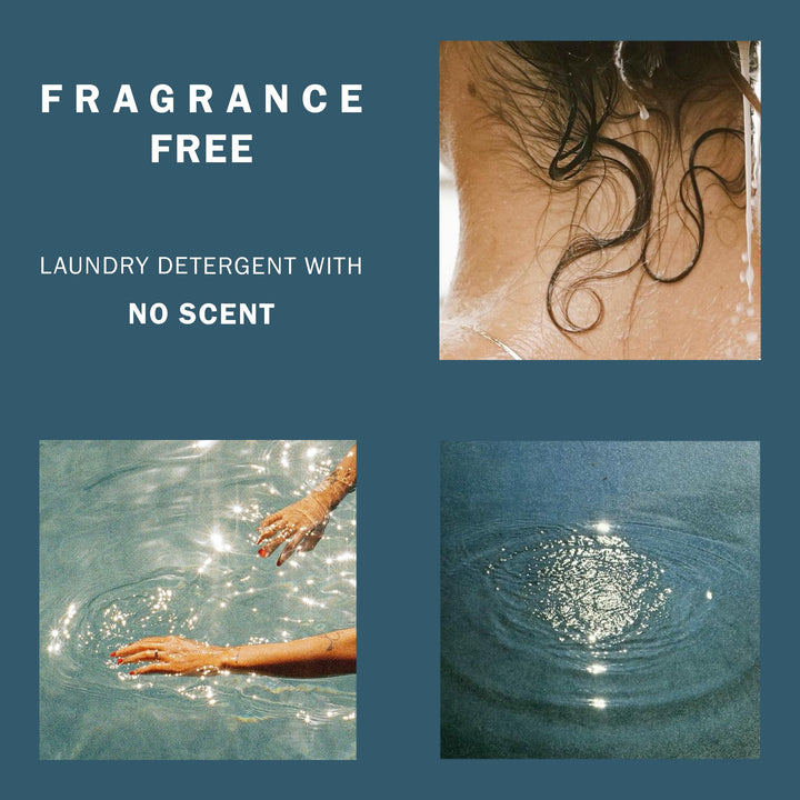 The Lab Co. - Non-Bio Concentrated Laundry Detergent, Fragrance Free, 40 Loads