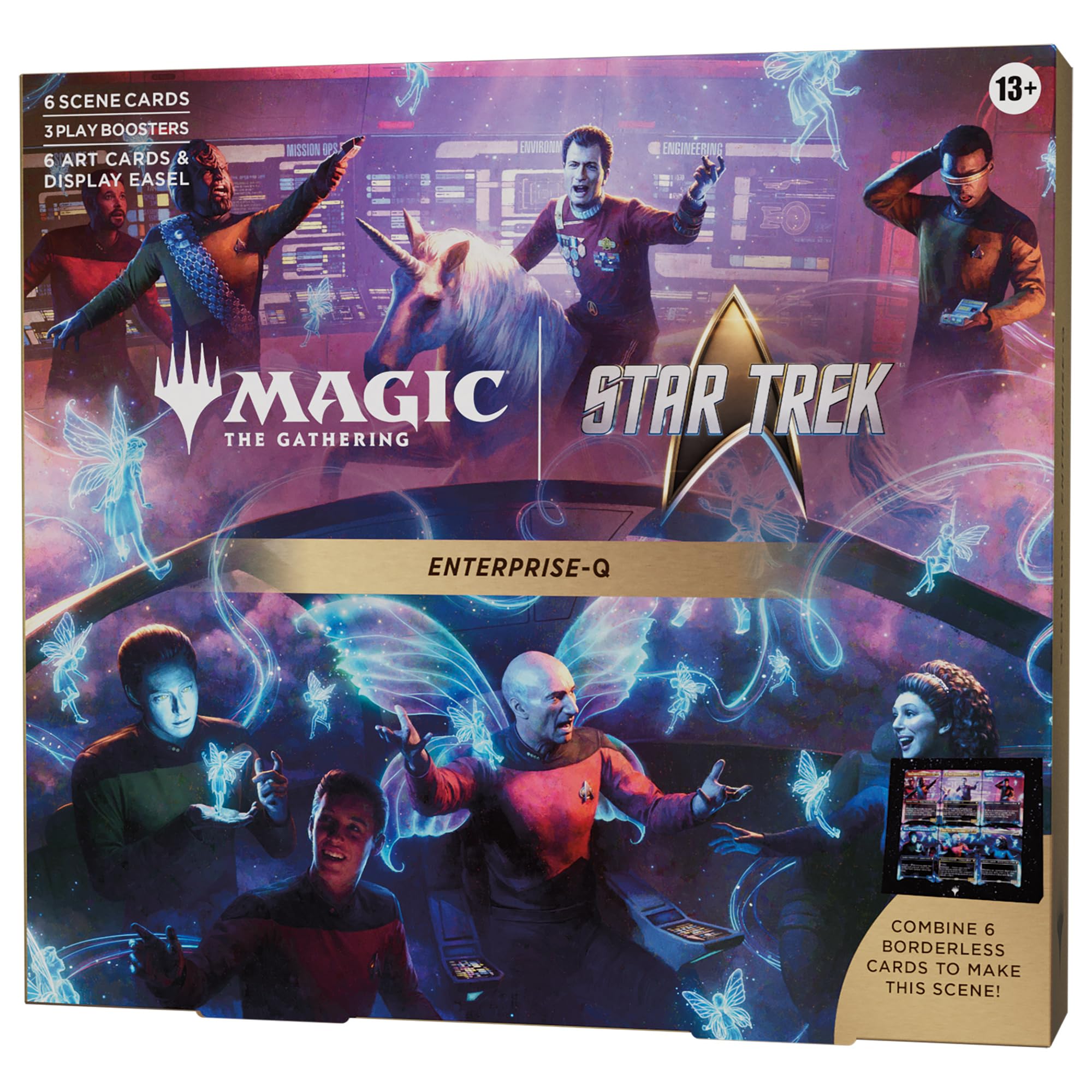 Magic: The Gathering Star Trek Scene Box - Enterprise-Q (English Version) | Collectible Card Game Deck & Set | Adult