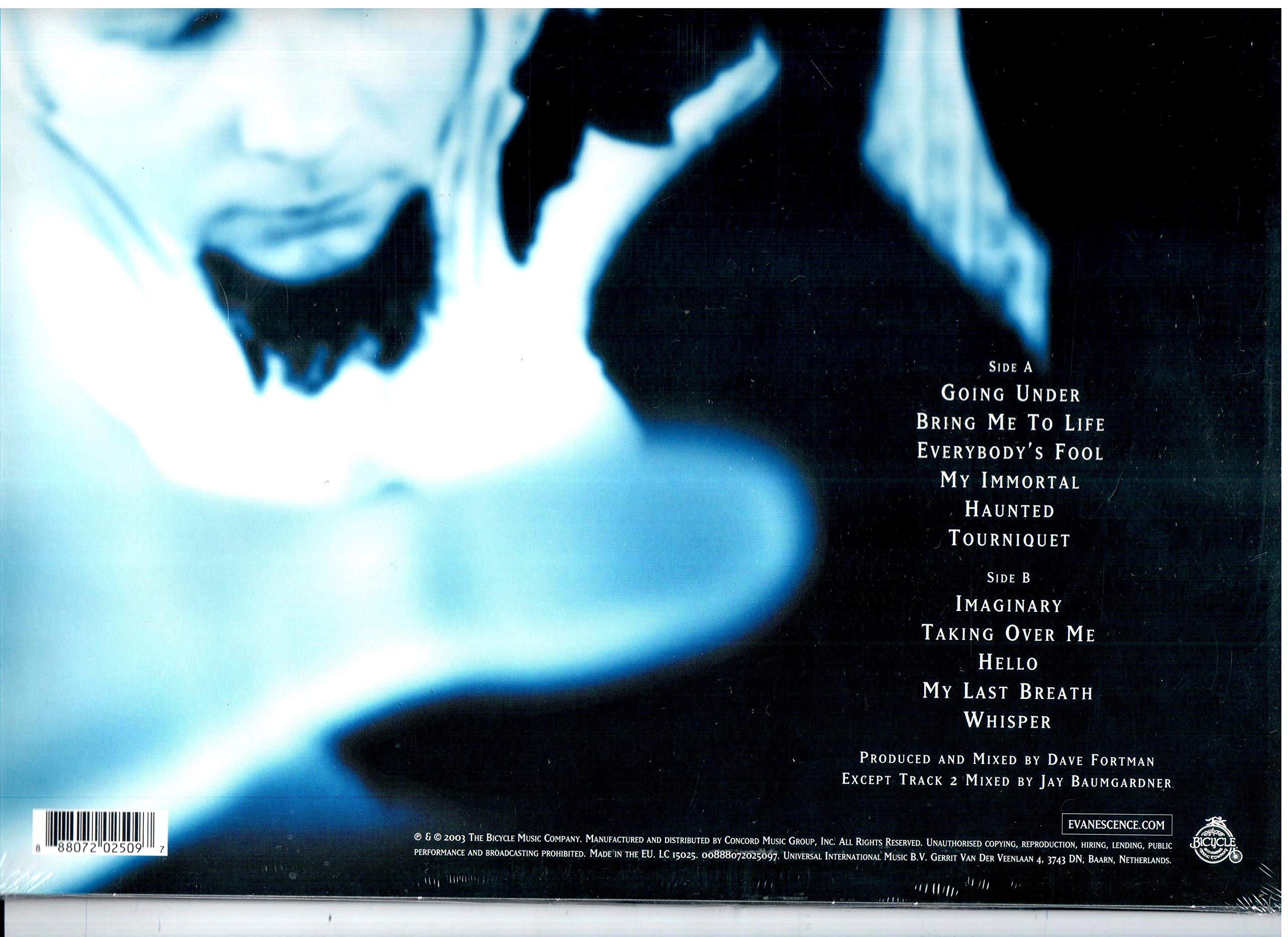 Evanescence - Fallen Audio CD 3