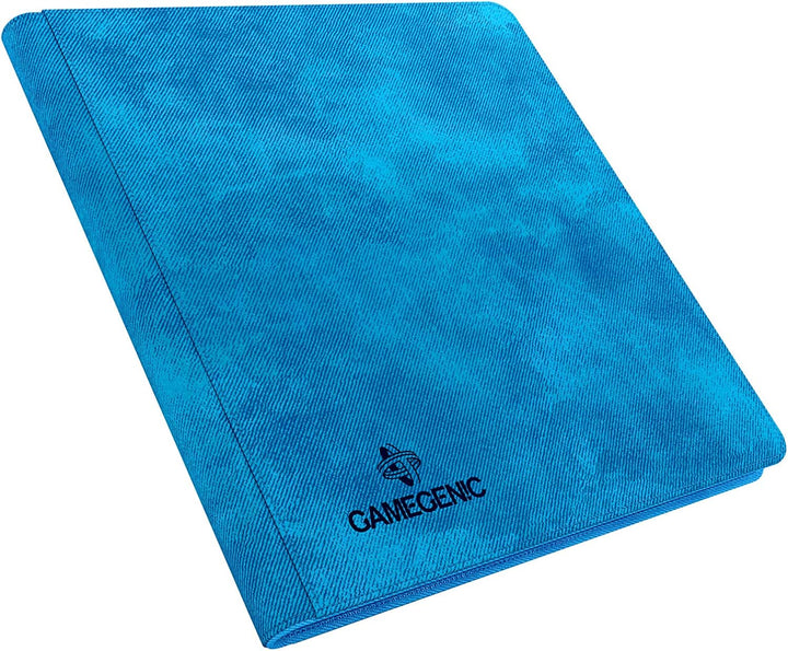 Gamegenic Zip-Up Album 24-Pocket - Holds 480 Double-Sleeved Cards, Blue