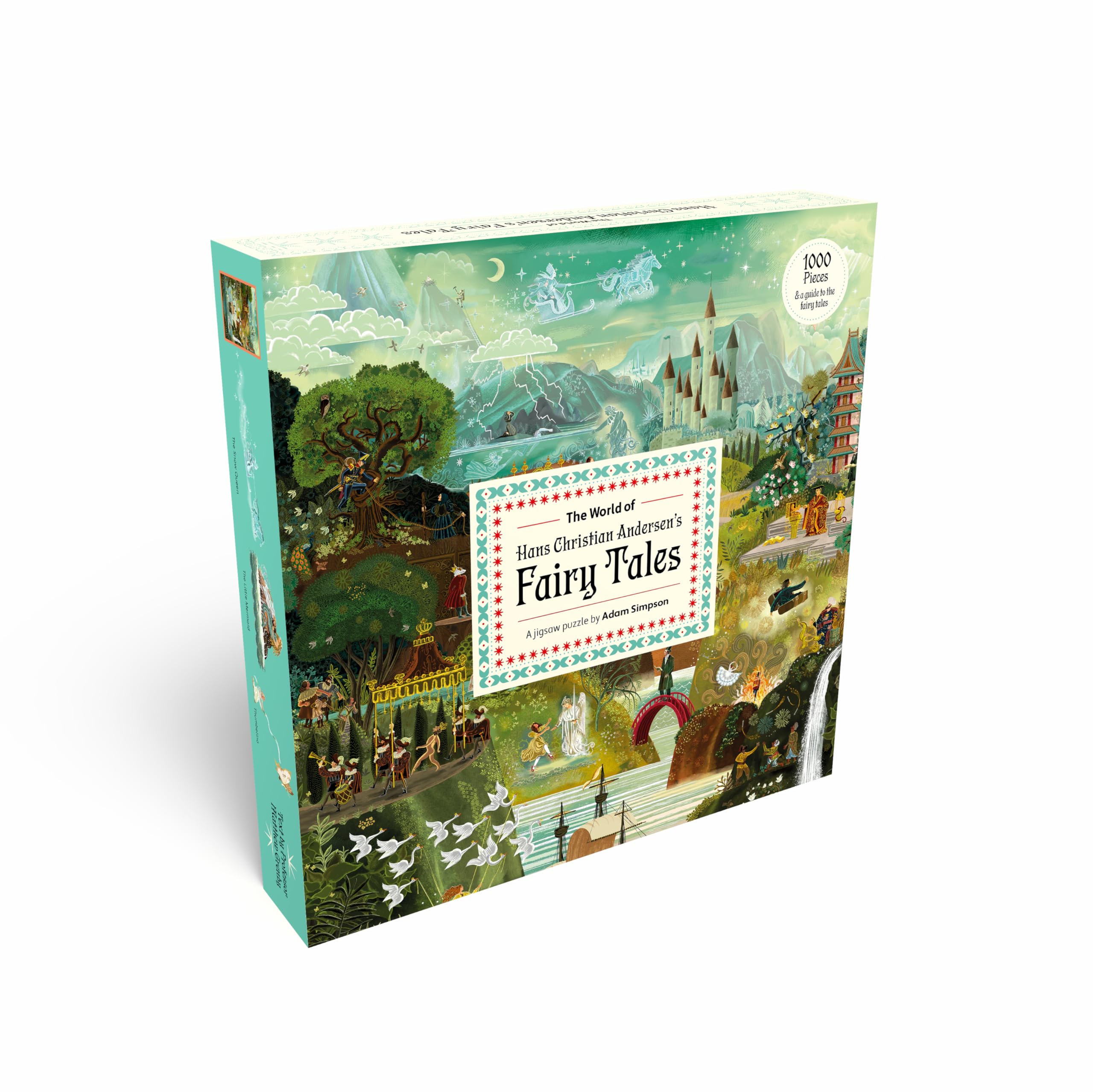 Laurence King The World of Hans Christian Andersen's Fairy Tales Jigsaw Puzzle | 1000 Pieces | 48.5 x 68 cm 2