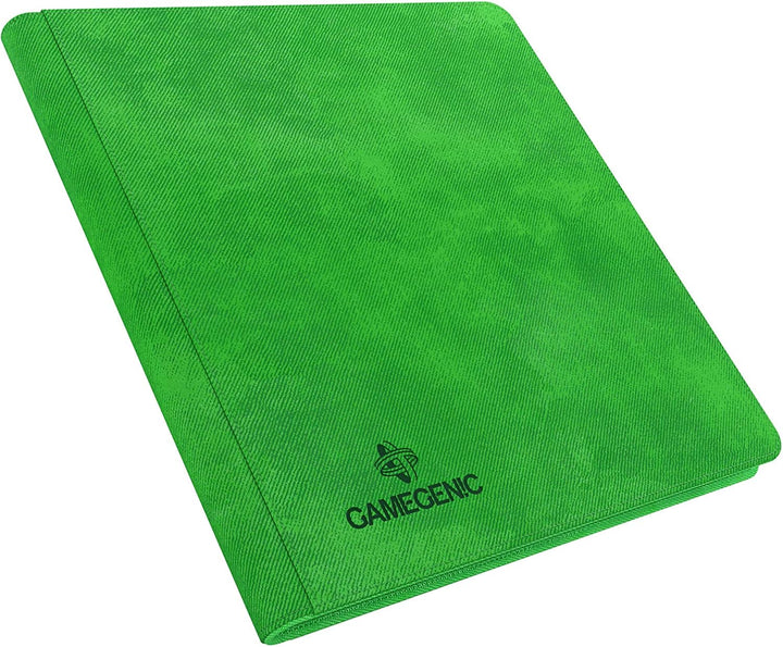 Gamegenic Zip-Up Album 24-Pocket - Holds 480 Double-Sleeved Cards, Green