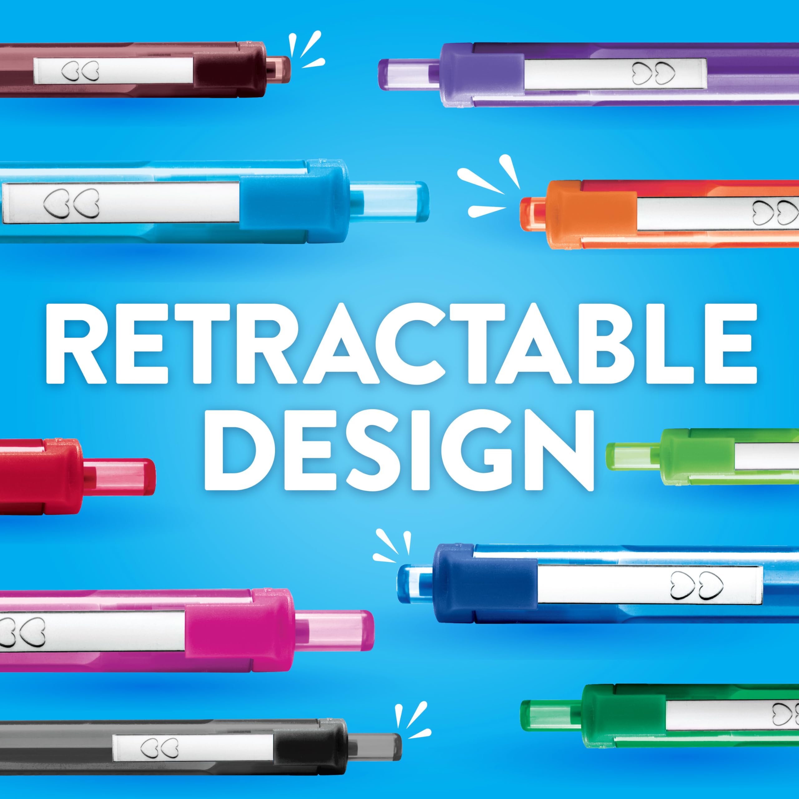Paper Mate InkJoy 300RT Retractable Ballpoint Pens - Ultra-Smooth Ink | 1.0mm Medium Point | 24 Black Pens 4