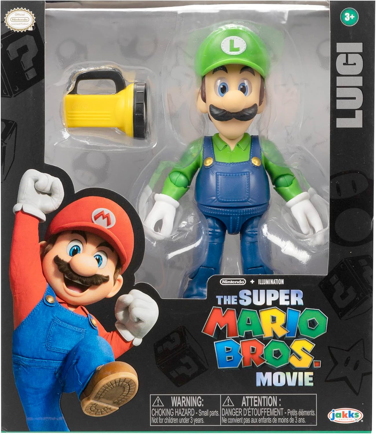 The Super Mario Bros. Movie - 5" Luigi Action Figure with Flashlight Accessory 8