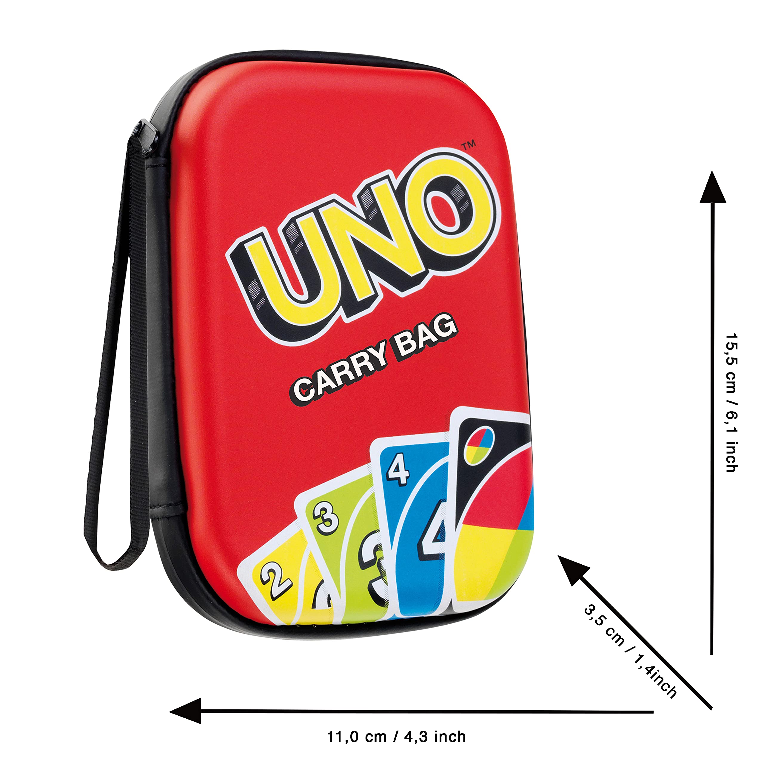 Theo Klein UNO Carrying Bag 5901 | Protects Cards from Moisture & Dust | Plastic | Ages 3+ 7