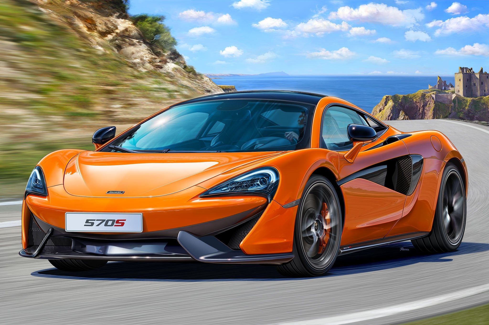 Revell McLaren 570S Model Kit | 106 Pieces, 1:24 Scale, 19 cm Length 10