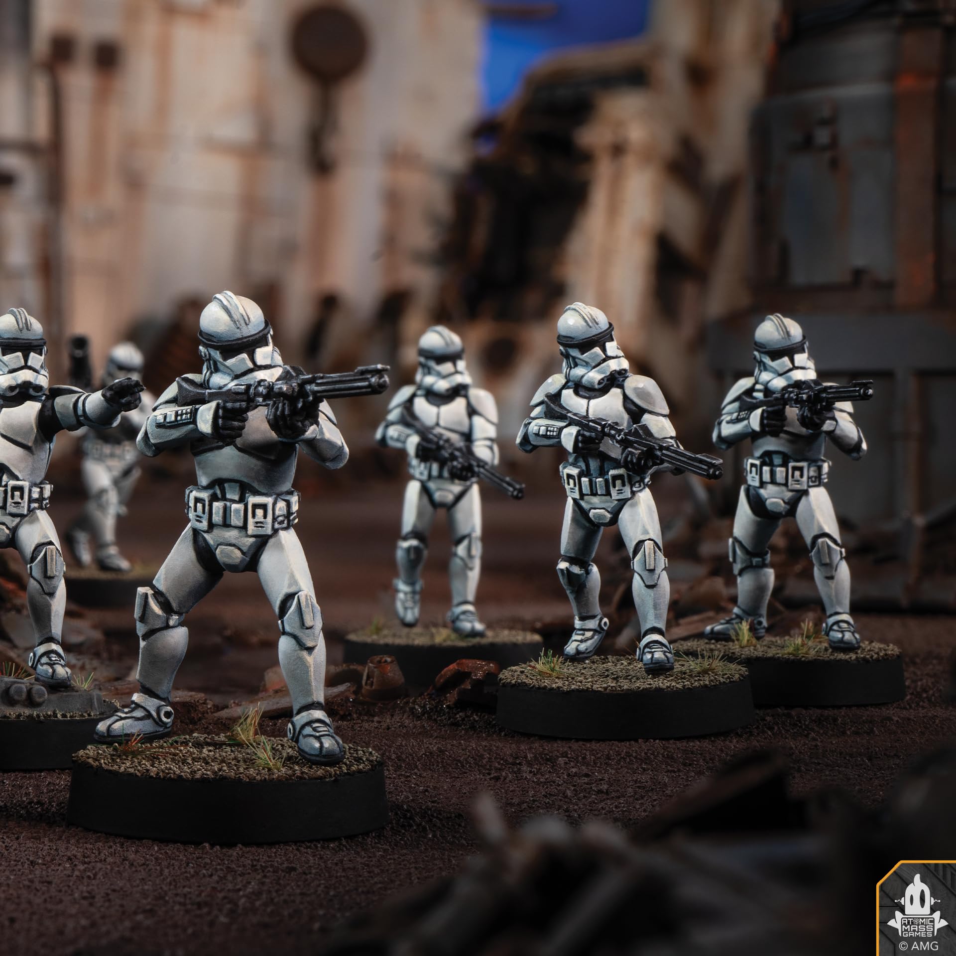 Asmodee Star Wars: Legion Clone Trooper Marksmen Miniatures Expansion 10