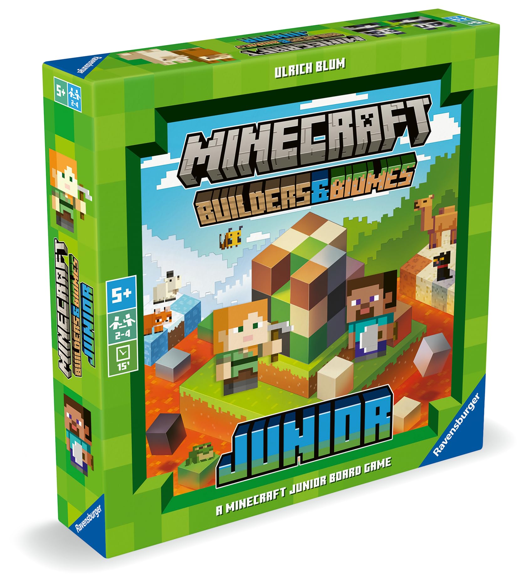 Ravensburger Minecraft Builders & Biomes Junior Board Game 10