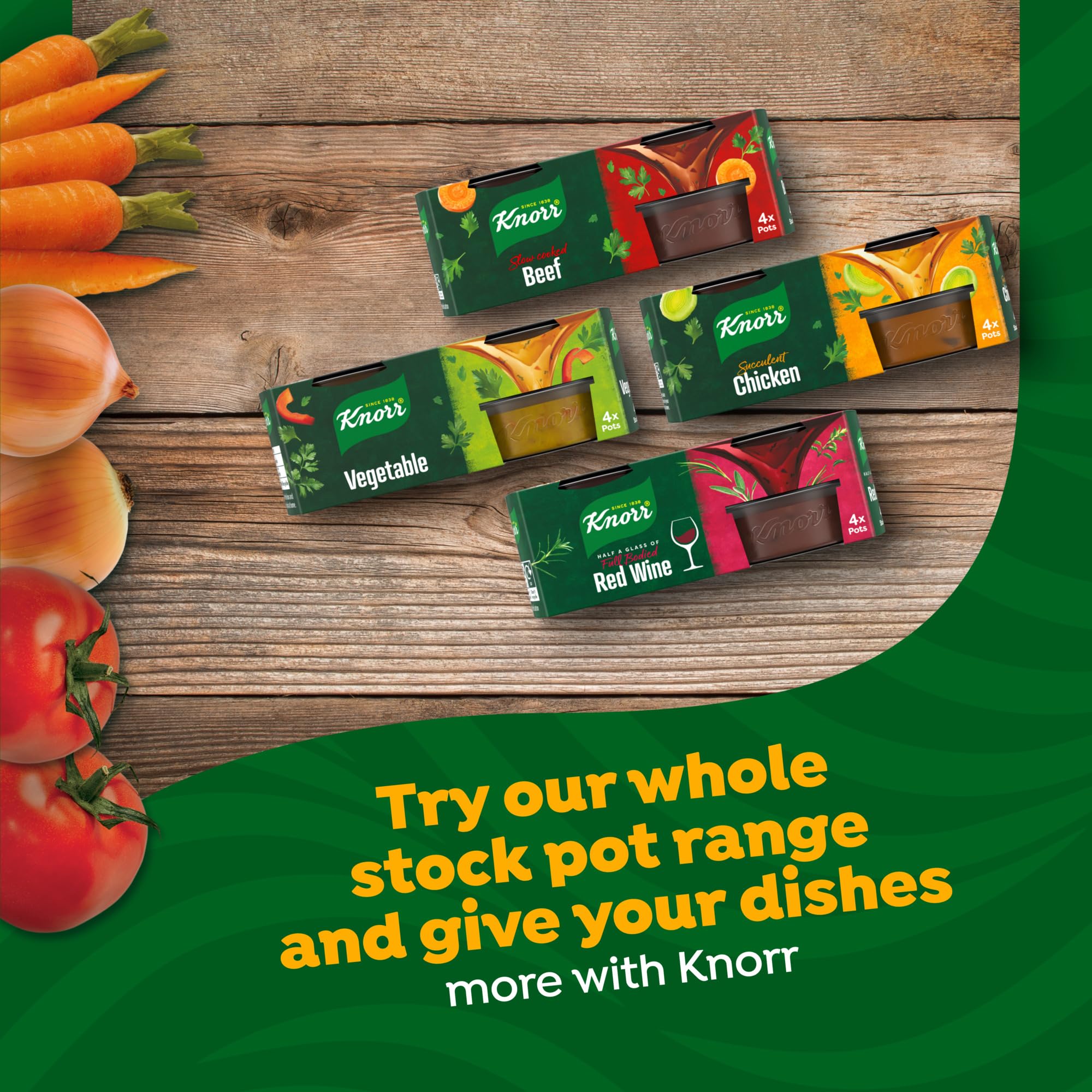 Knorr Red Wine Stock Pots - Gluten Free, Vegan, 4 Pots 7