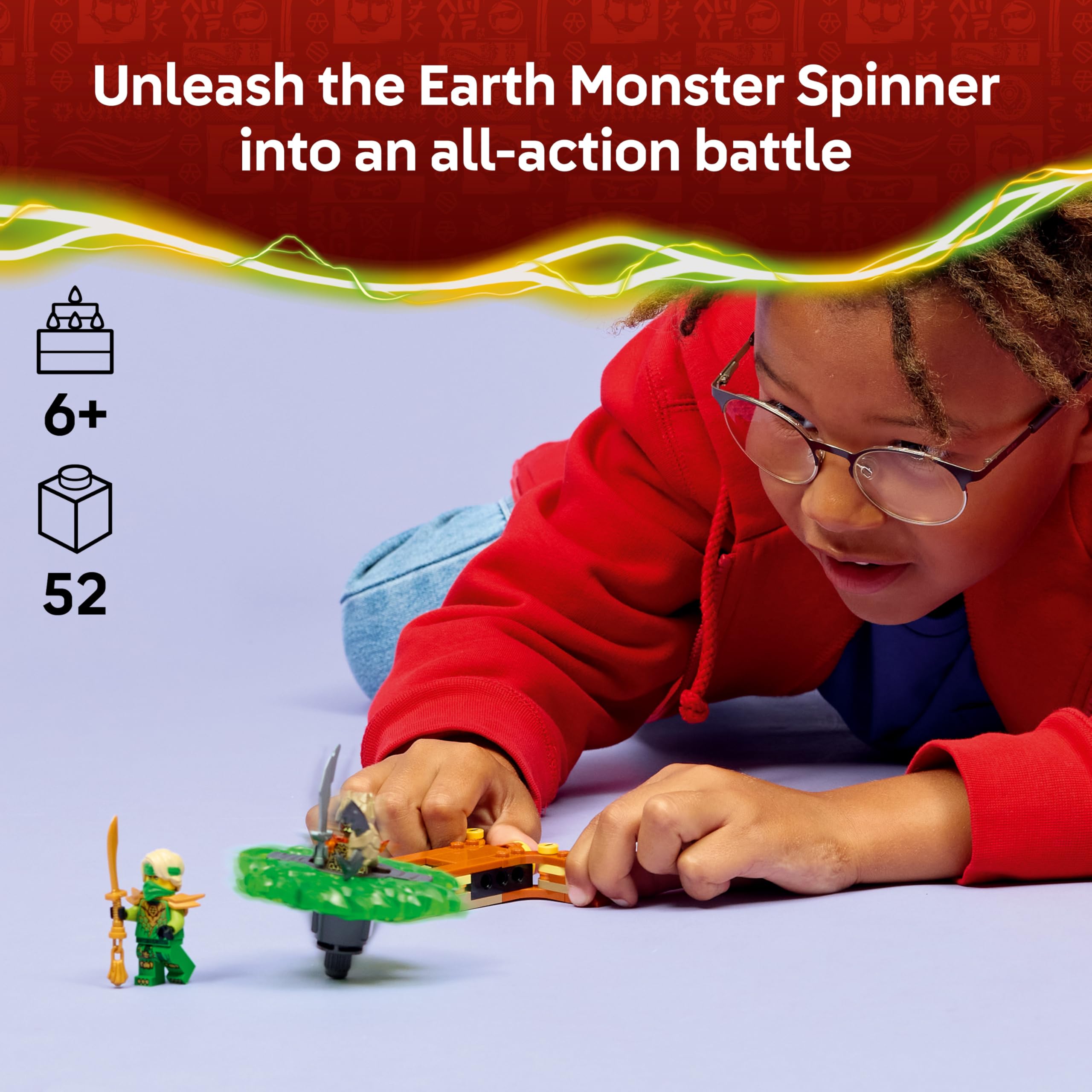LEGO NINJAGO 71850 Lloyd vs. Earth Monster Spinner Building Set | Ages 6+ 2