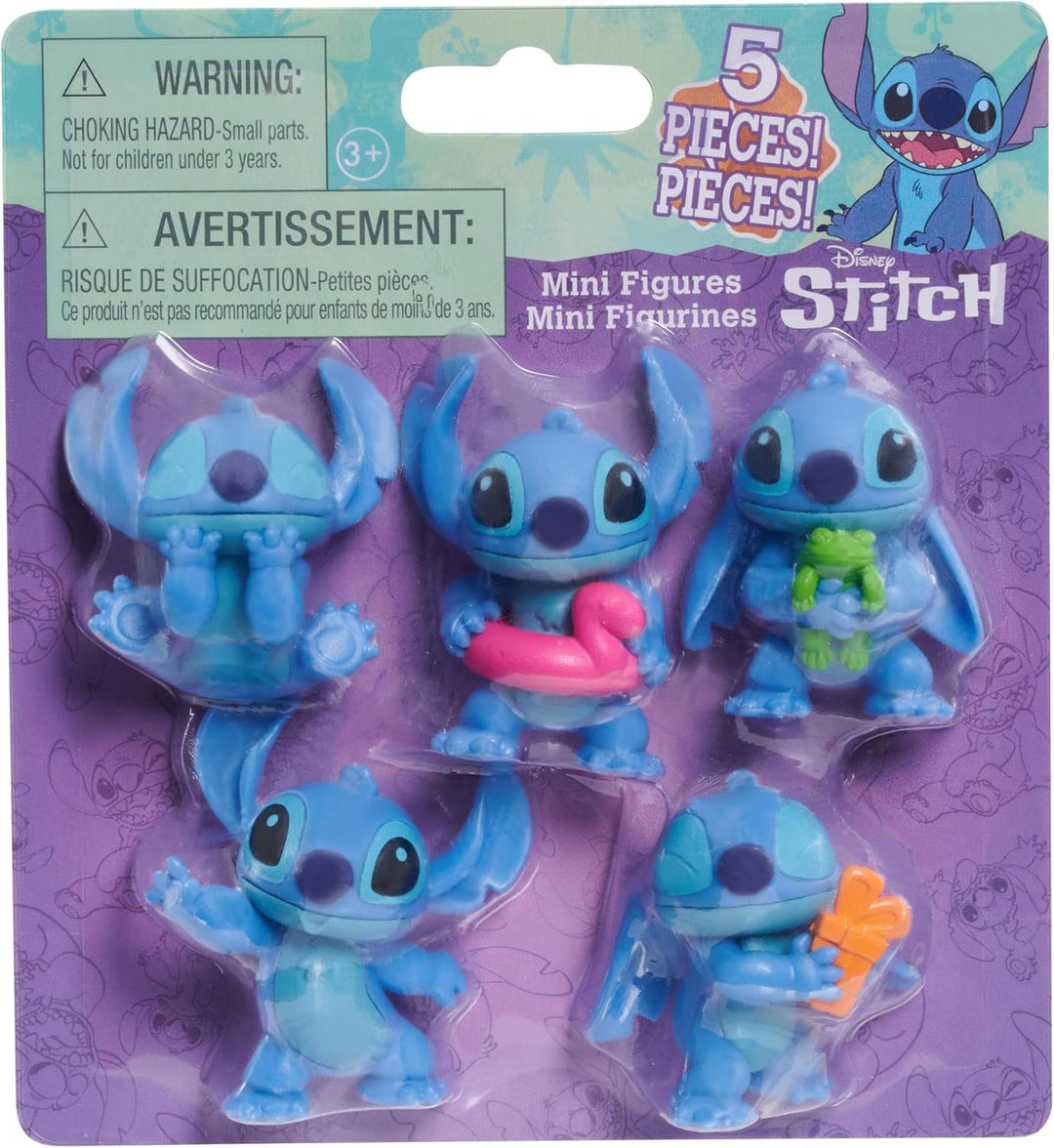 Disney Lilo & Stitch Collectible Figures - Stitch 5-Pack Vinyl Figures (46267)