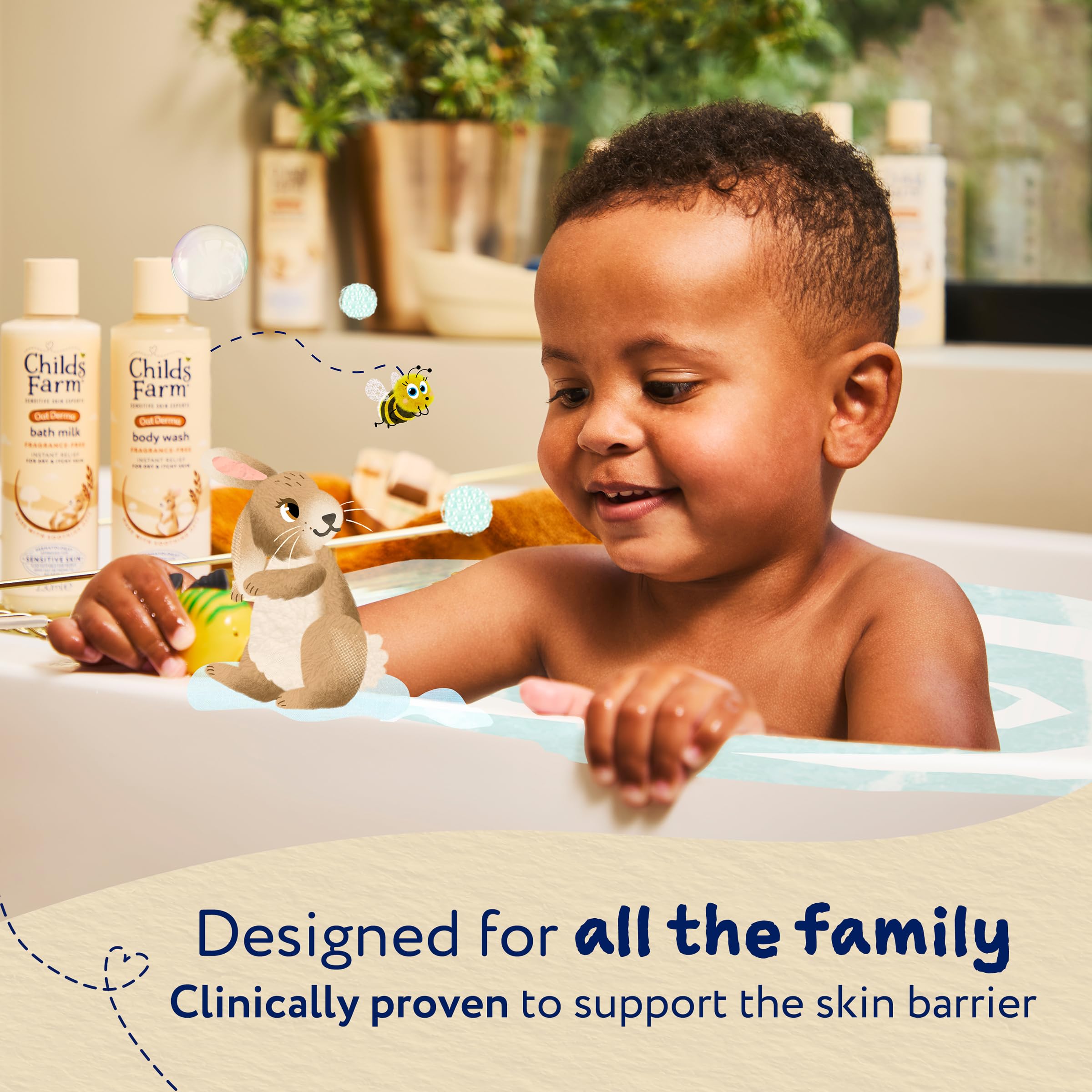 Childs Farm OatDerma Bath Milk - Fragrance-Free, Soothing Hydration for Sensitive Skin | 250 ml 3