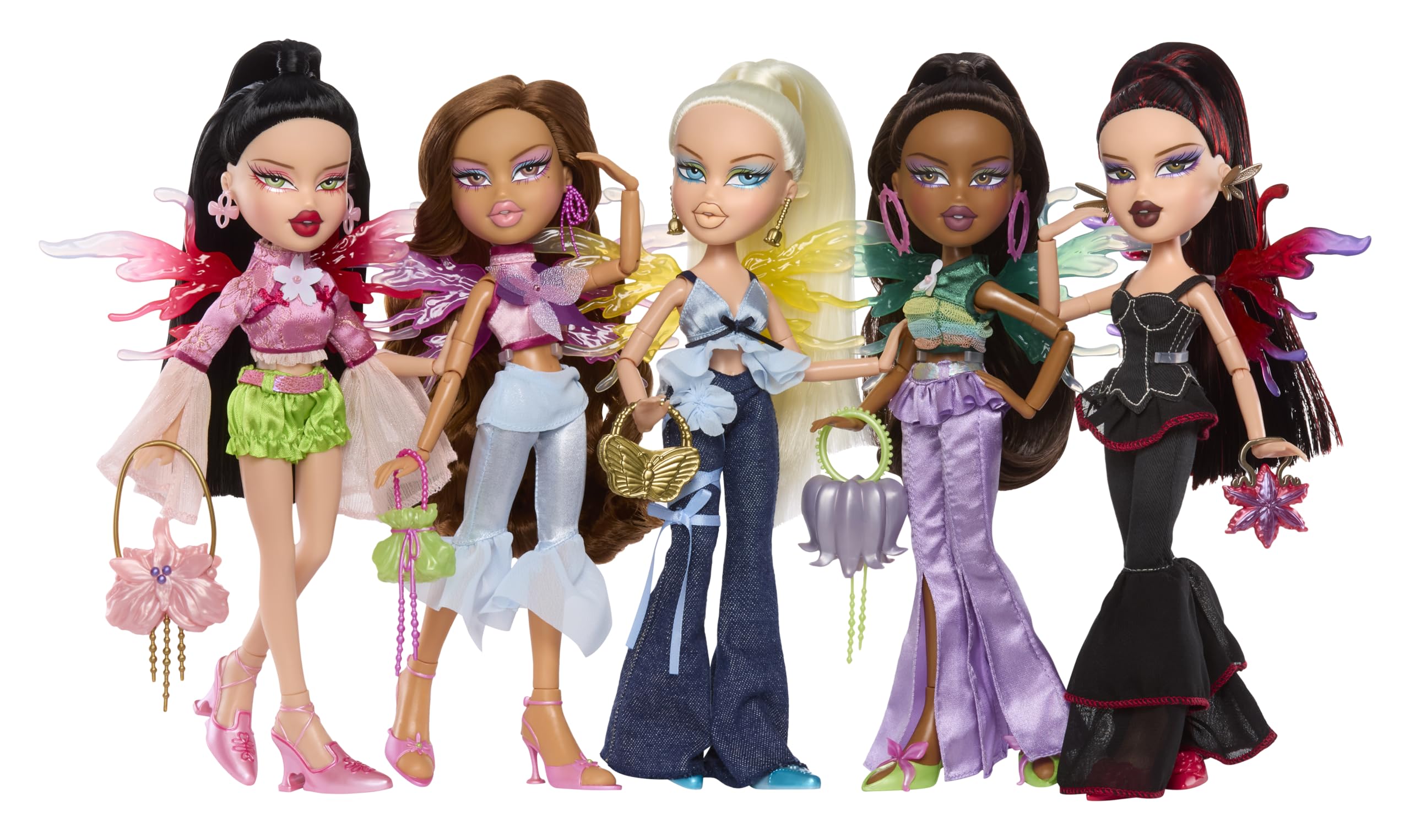 Bratz Fashion Pixiez Lina - Collectible Fantasy Doll with Transformable Wings and Fashion Accessories 15