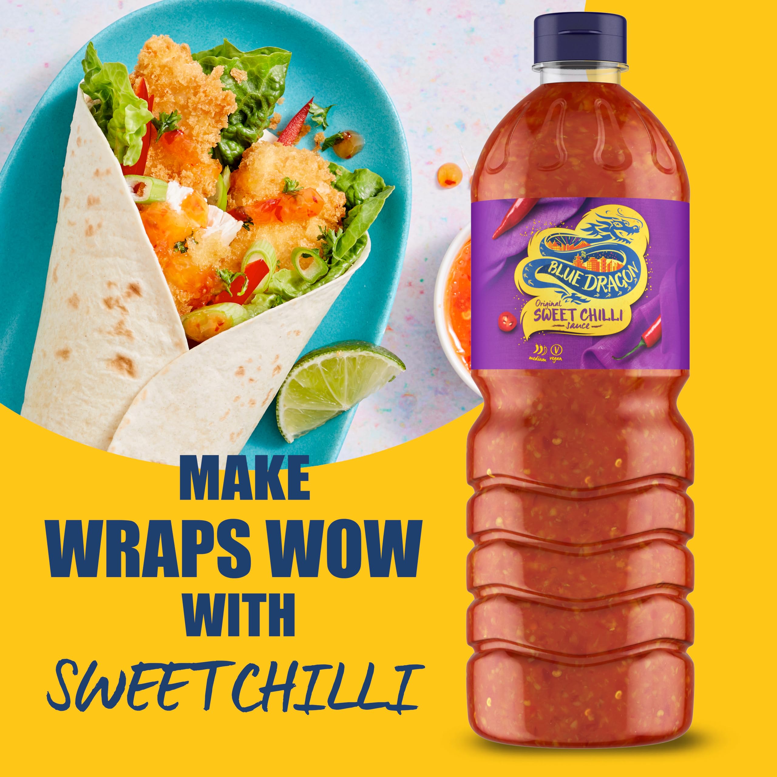 Blue Dragon Original Sweet Chilli Dipping Sauce - 1L Large Format Bottle 3