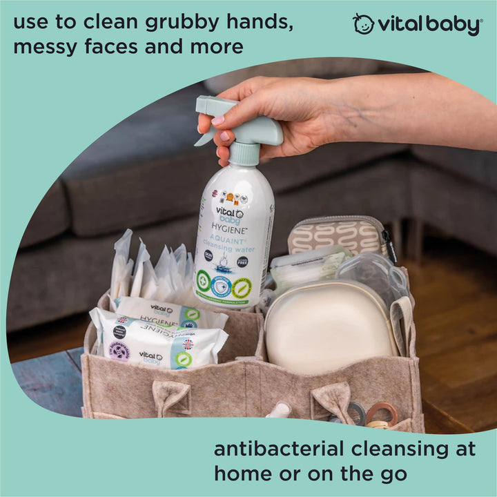 Vital Baby - Aquaint Cleansing Water (500ml)