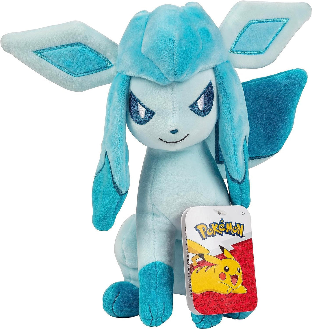 Pokémon Glaceon Plush - 8-Inch Soft Plush with Authentic Details - Ages 3+