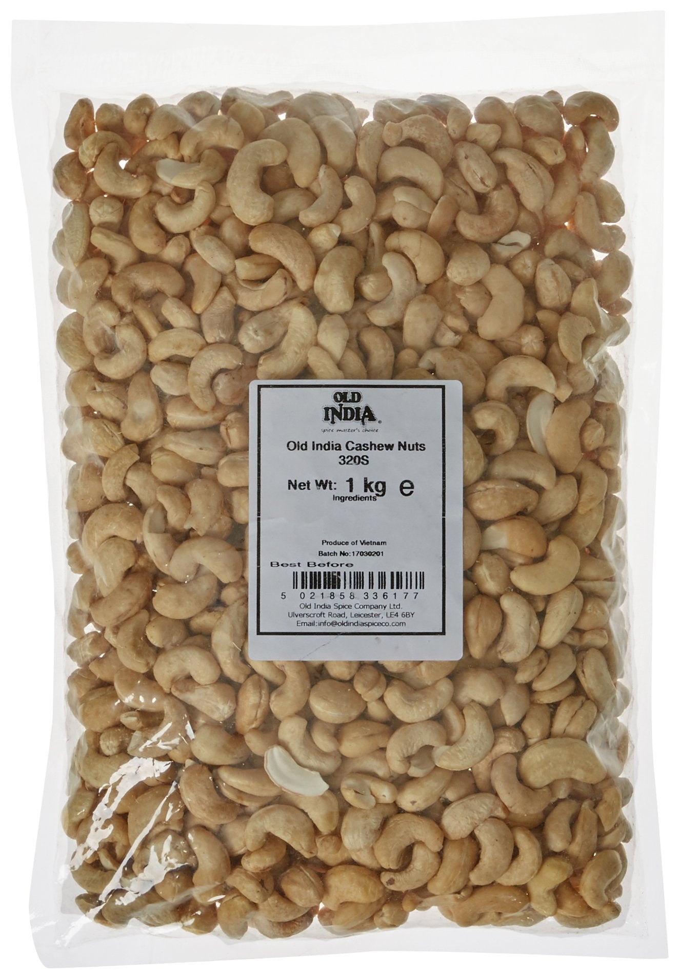 Old India Cashew Nuts - 1kg Natural Whole Nuts | Additive & GMO Free 1