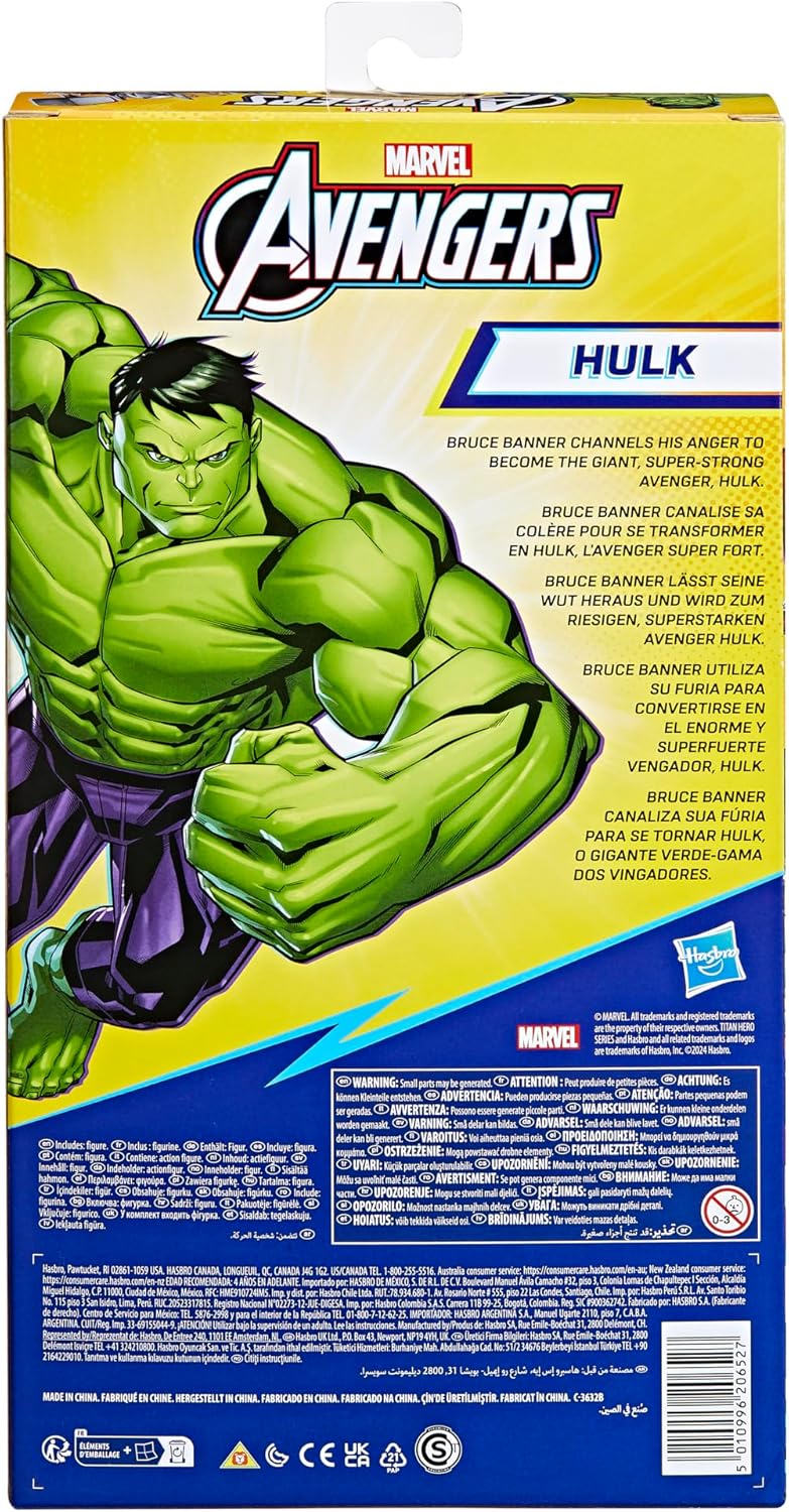 Hasbro Marvel Avengers Titan Hero Series Blast Gear Deluxe Hulk Action Figure - 30 cm Scale 4