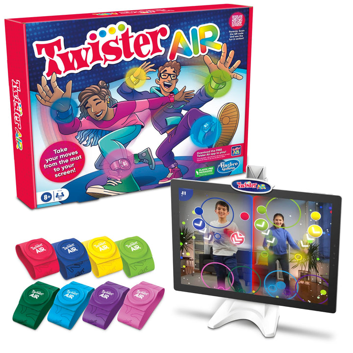 Hasbro Gaming Twister Air Augmented Reality Party Game for Ages 8+