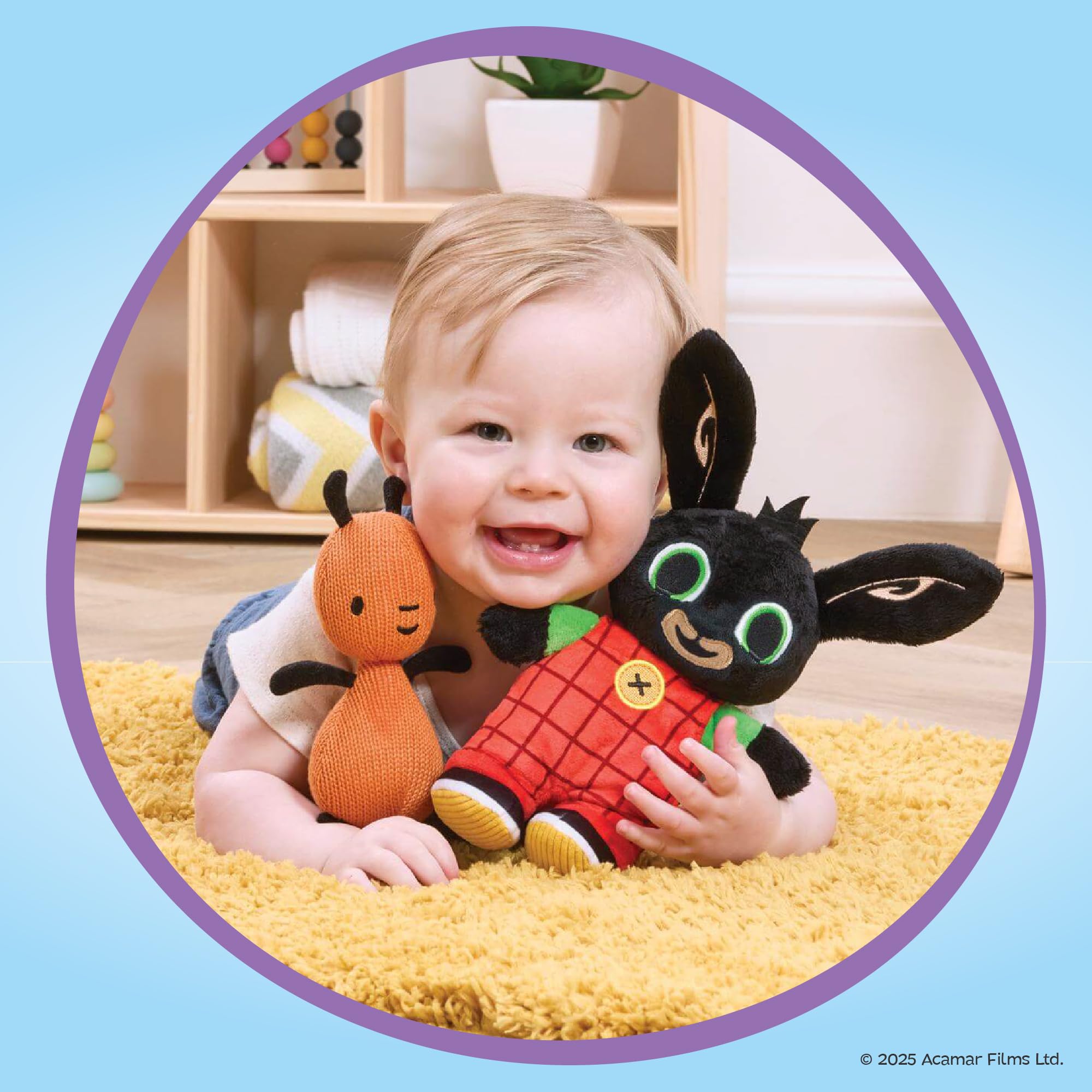 Rainbow Designs Bing & Flop Twin Pack Soft Toys - 2 Super Soft Plush Characters for Toddlers 4