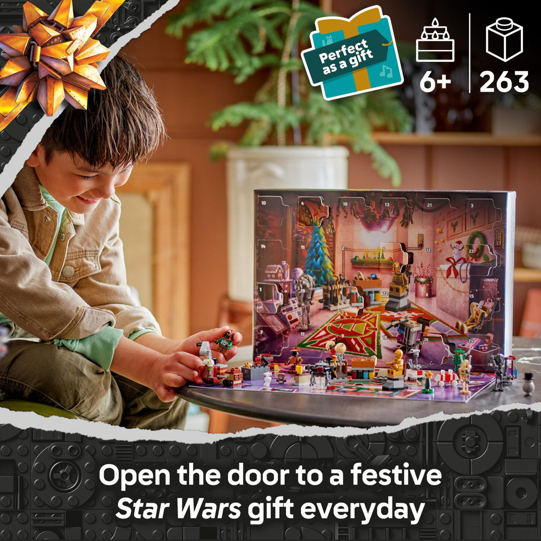 LEGO Star Wars Advent Calendar 2025 - 263-Piece Building Set for 6+ Year Olds