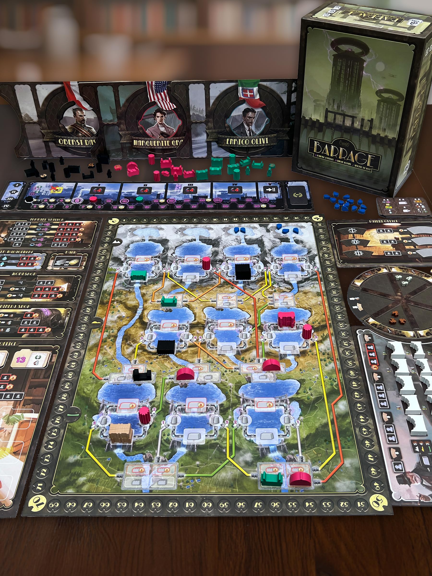 CrowD Games Barrage Base Game | 1-4 Players | Ages 14+ | Strategy Worker Placement 6