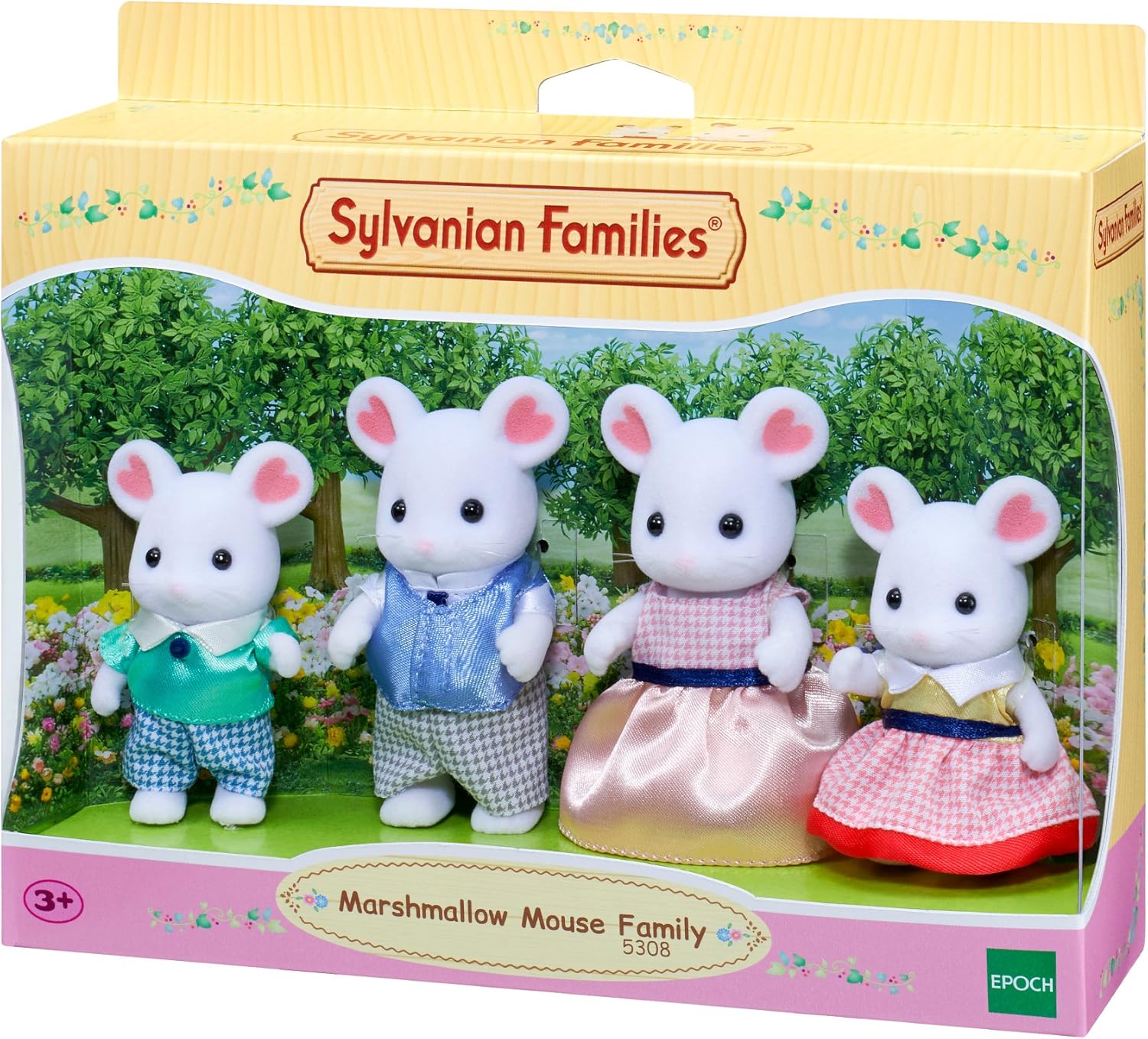 Sylvanian Families - Marshmallow Mouse Family Playset (Ages 3-10) 1