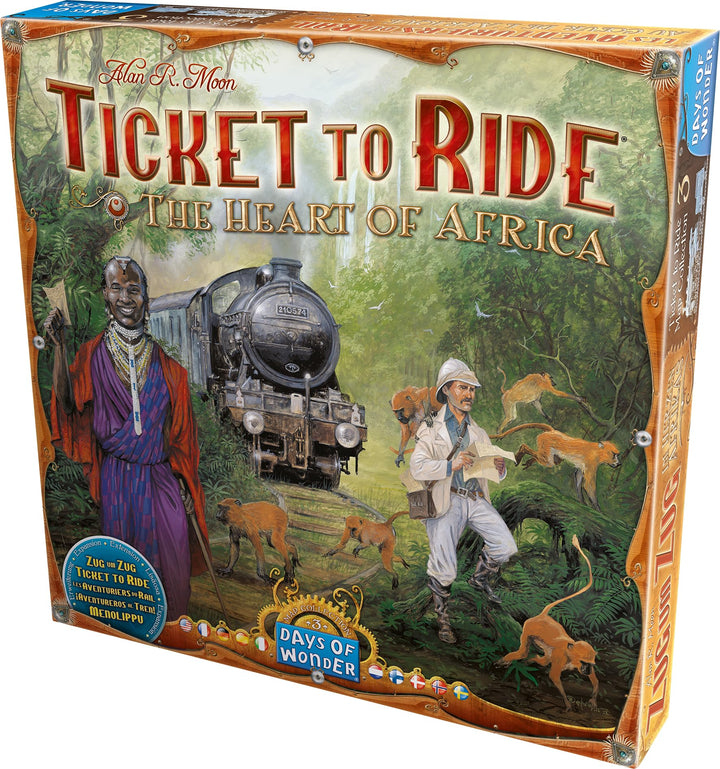 Days of Wonder Ticket to Ride The Heart of Africa Board Game Expansion
