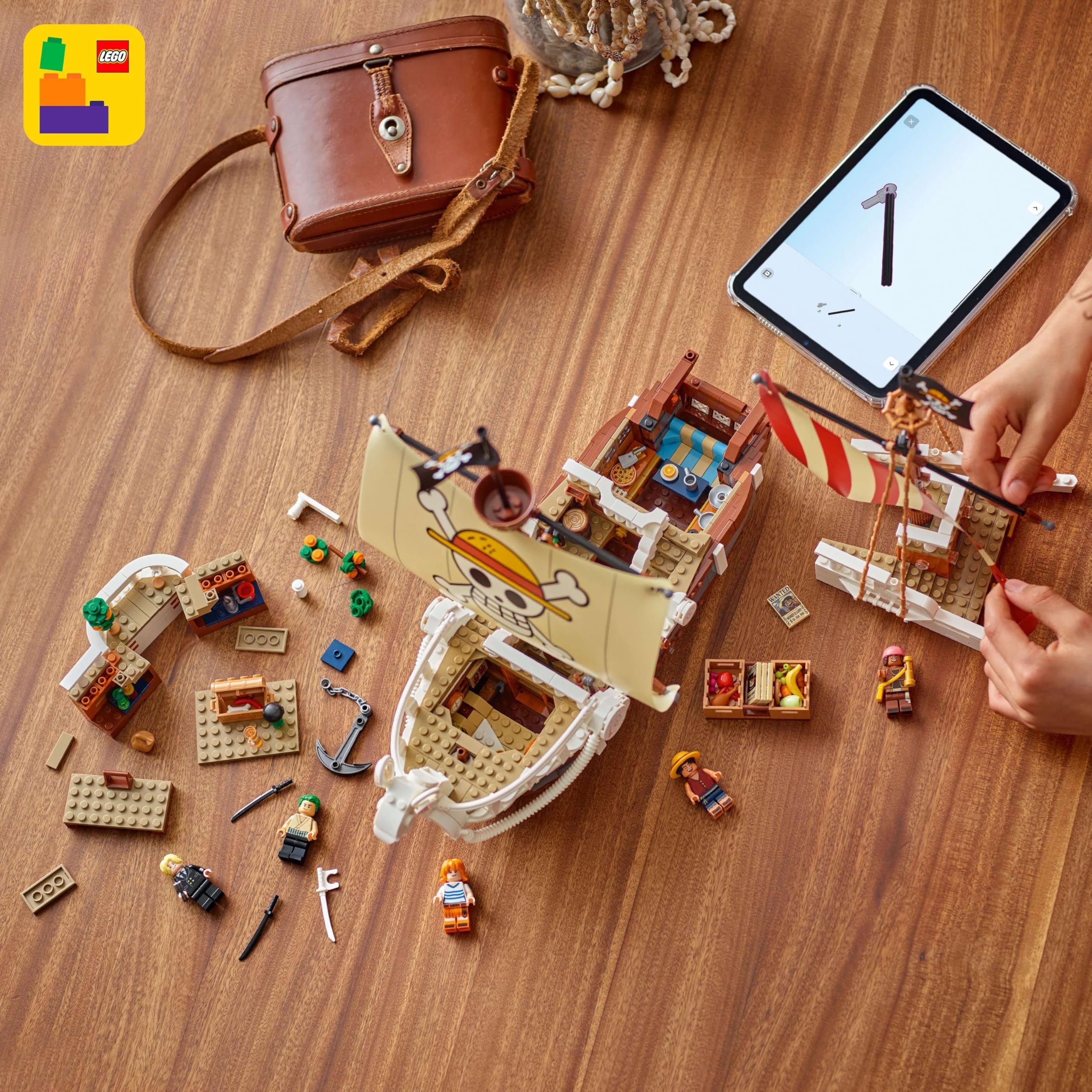 LEGO ONE PIECE Going Merry Pirate Ship - 1376-Piece Building Set for Ages 10+ 4