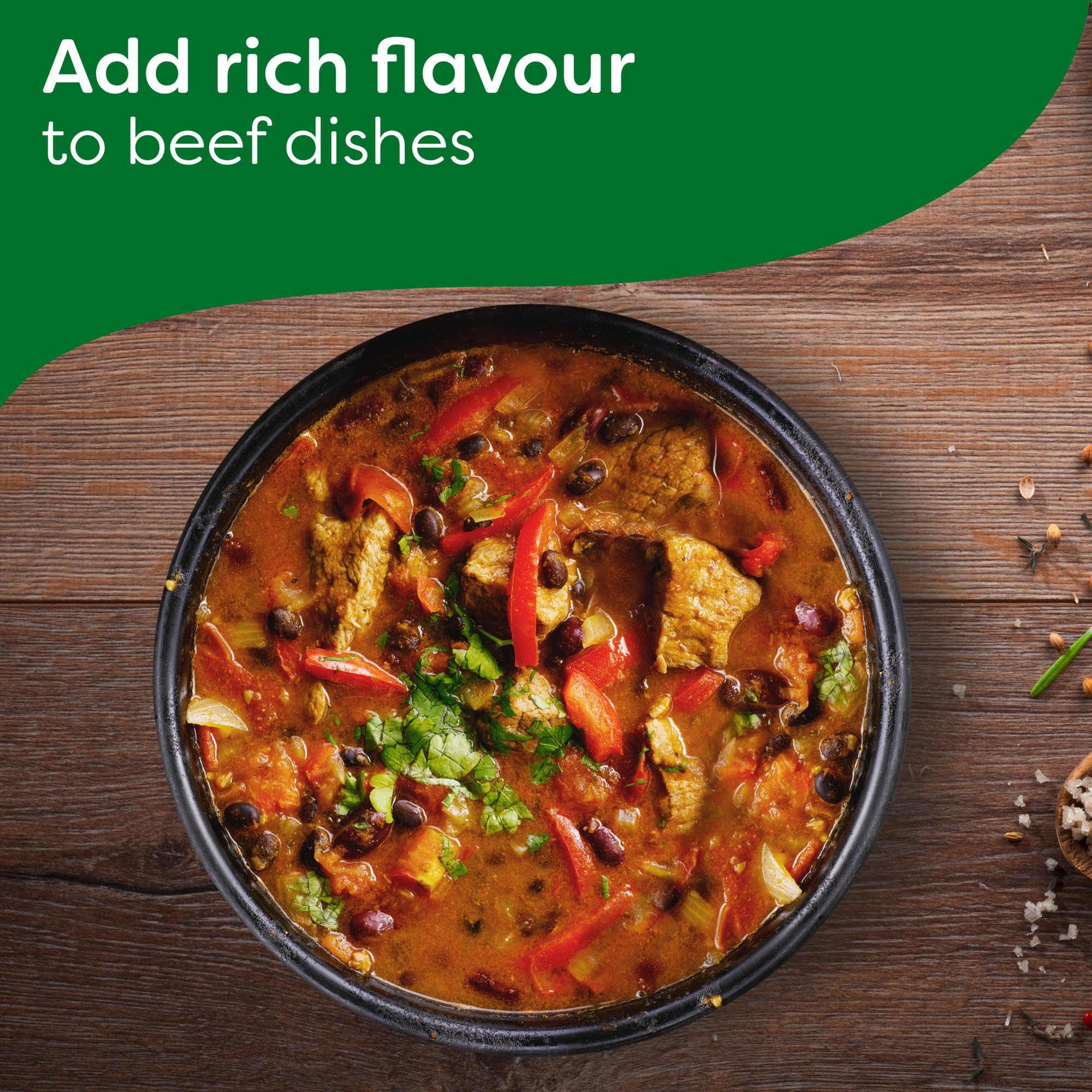 Knorr Beef Stock Pots - Rich Beef Flavour, Gluten-Free | 4 x 28g Pots (224g Total) 4
