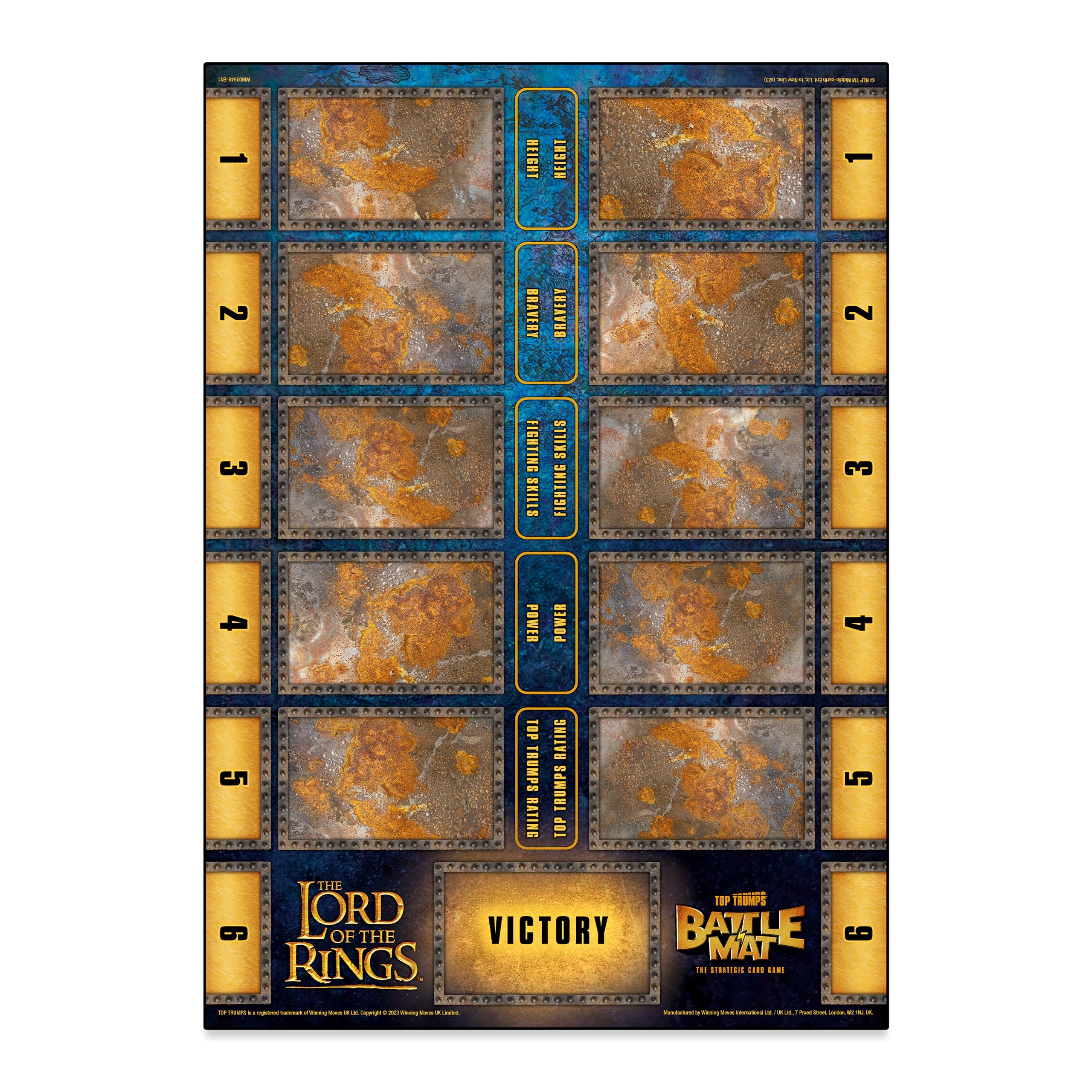 Top Trumps Lord of the Rings Battle Mat Board Game 14