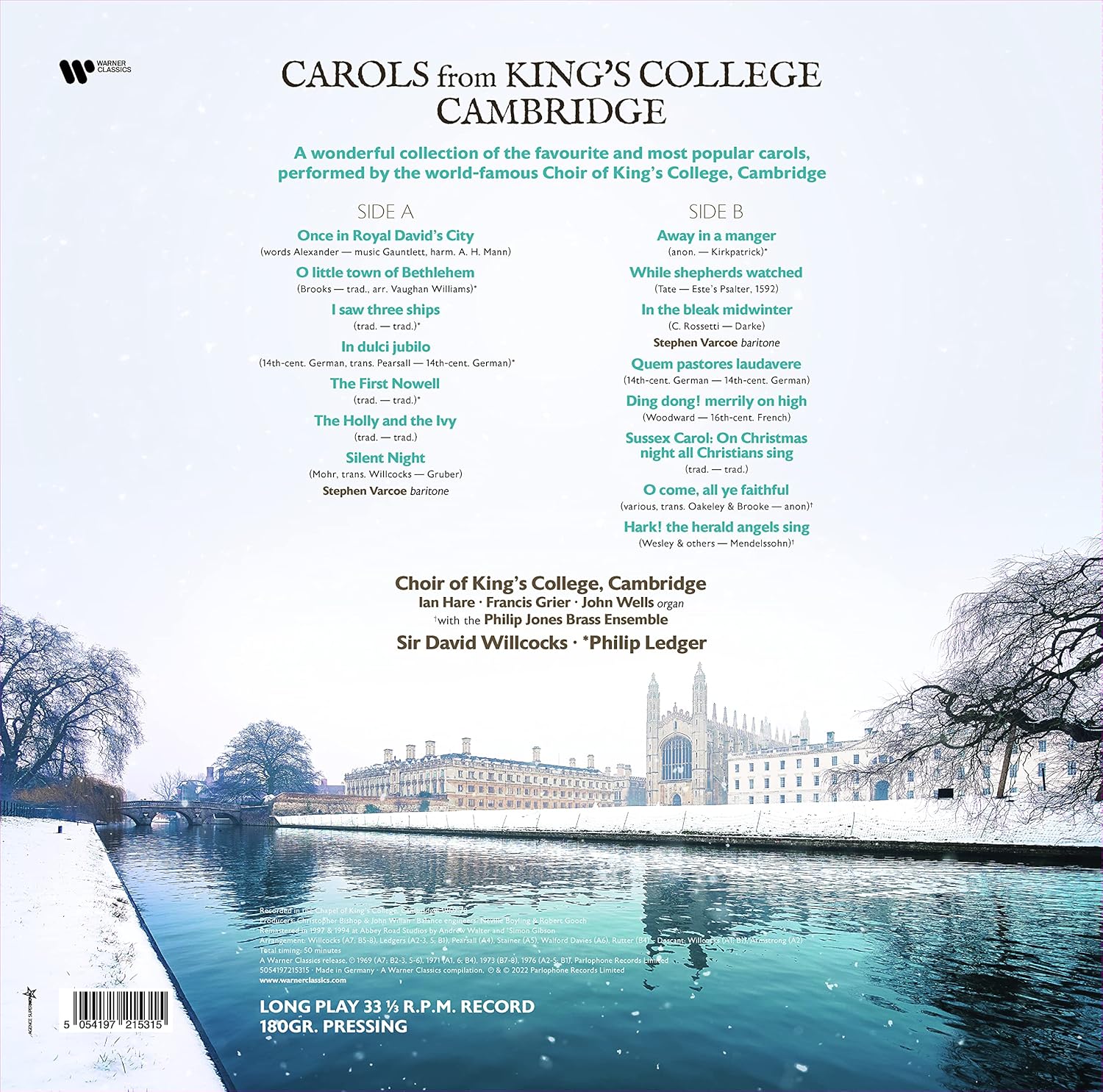 Choir of King's College, Cambridge - Carols from King's College, Cambridge [VINYL]
