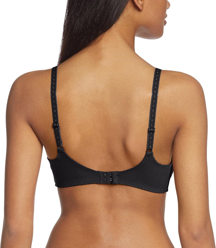 Triumph Women's Amourette 300 X Non-Wired Bra - Black, 34C UK | Everyday Comfort & Support